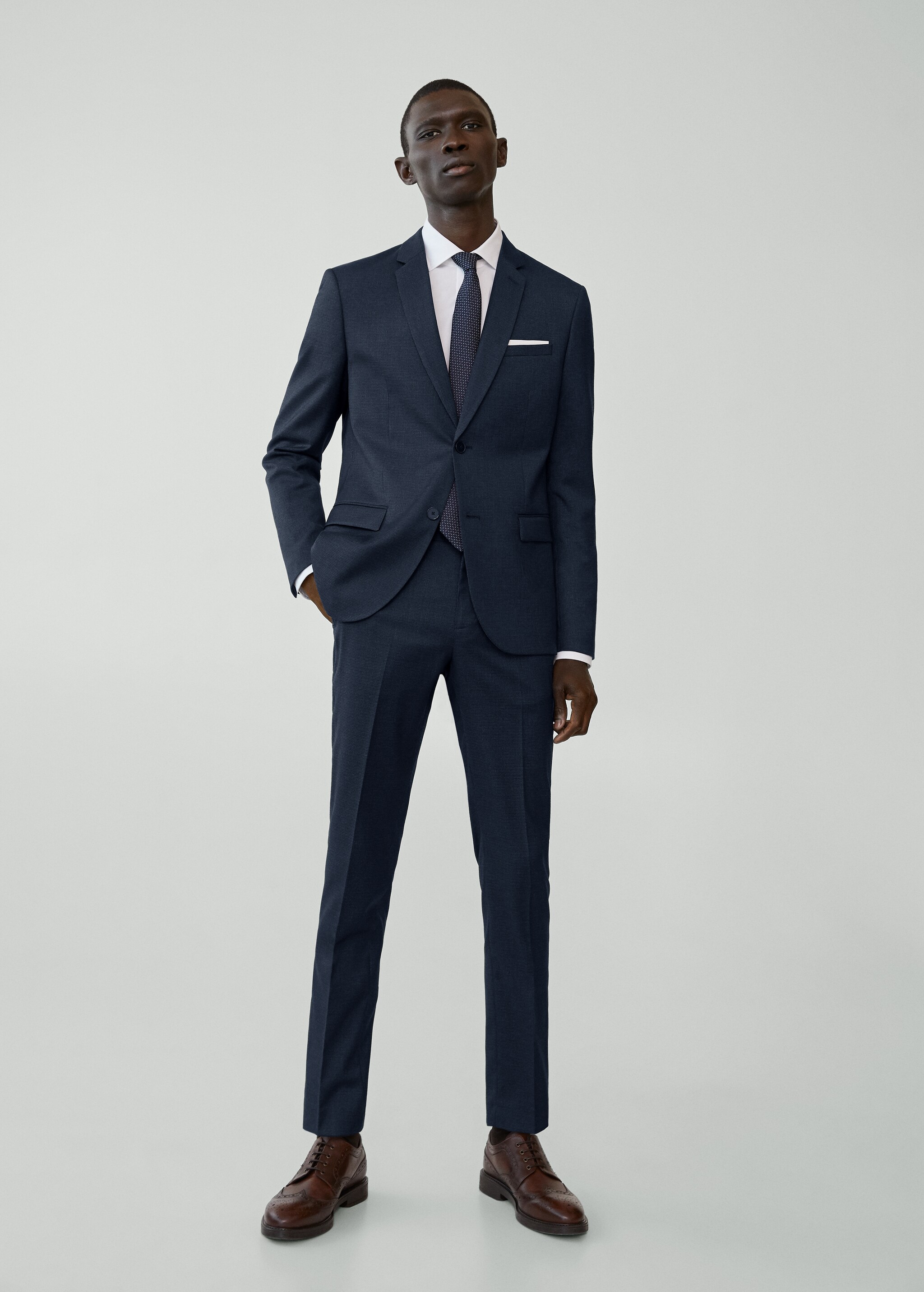 Pantalón traje super slim fit - Plano general