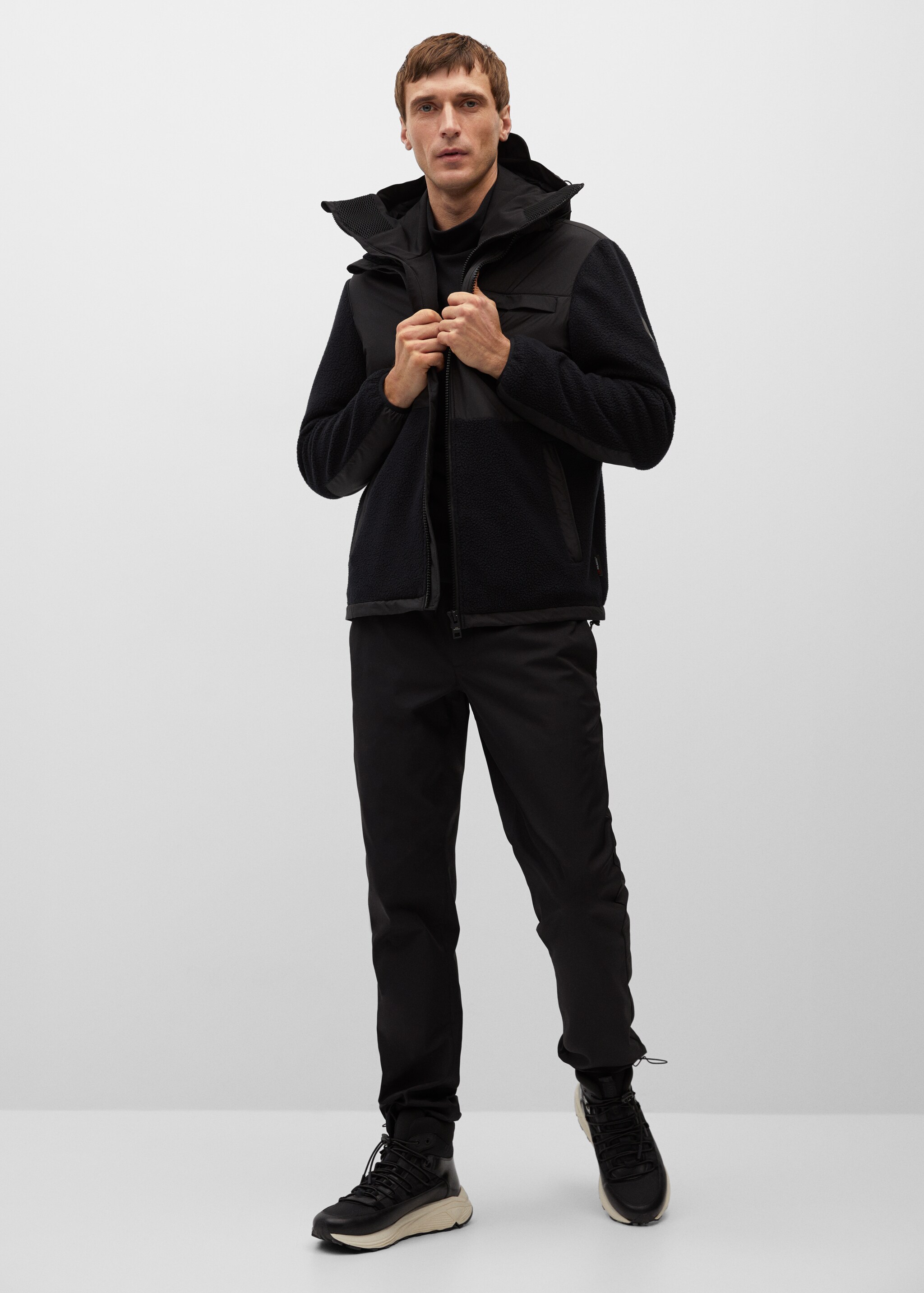 Chaqueta tejido polar - Plano general