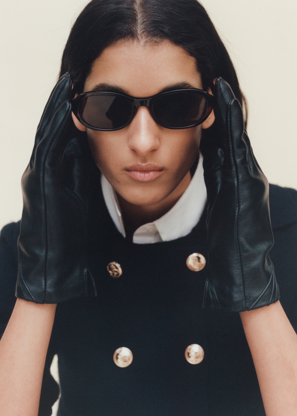 Oval-frame sunglasses - Women | MANGO OUTLET USA