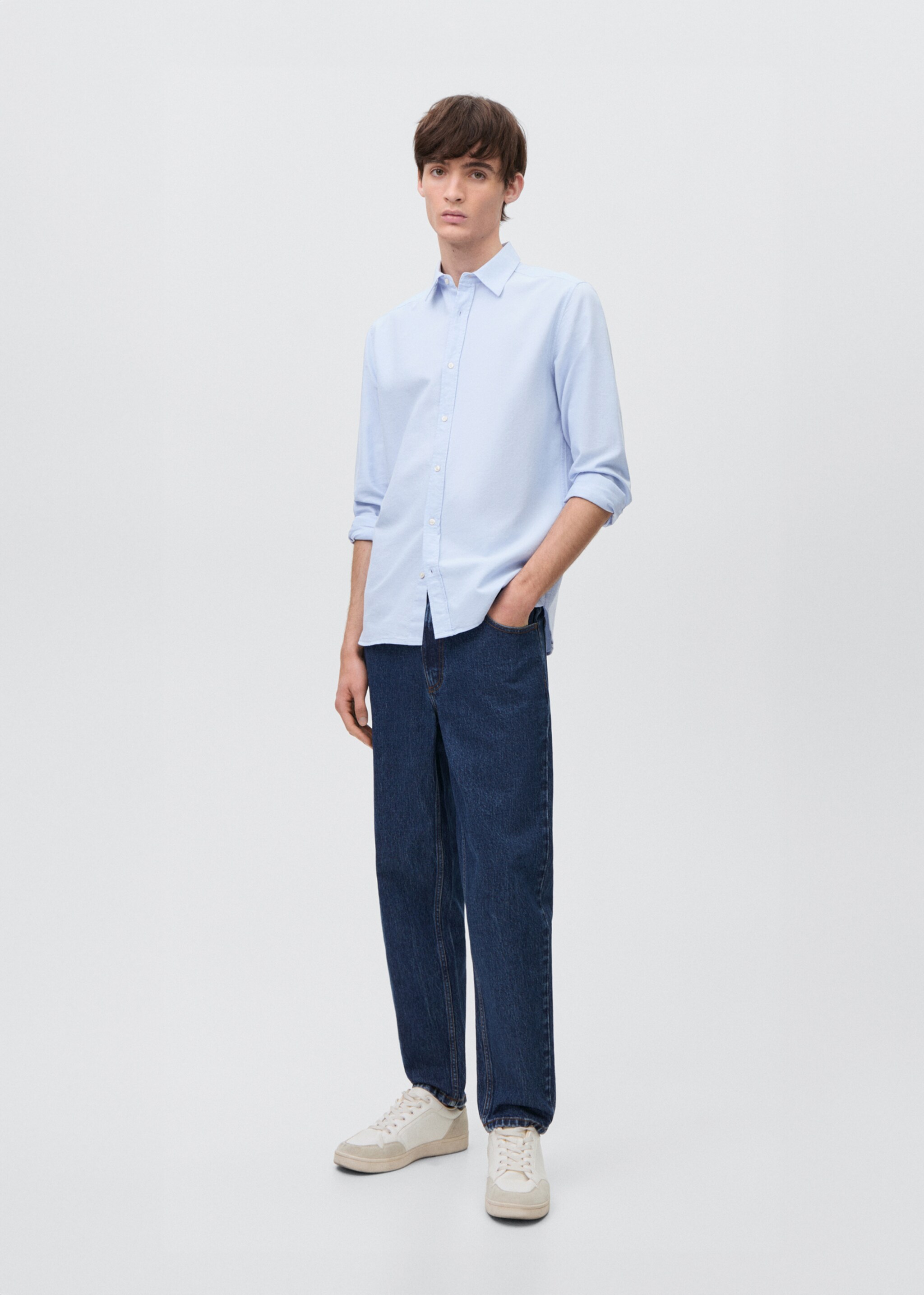 Oxford shirt - General plane, Sky Blue. Ref: 87081053-00.