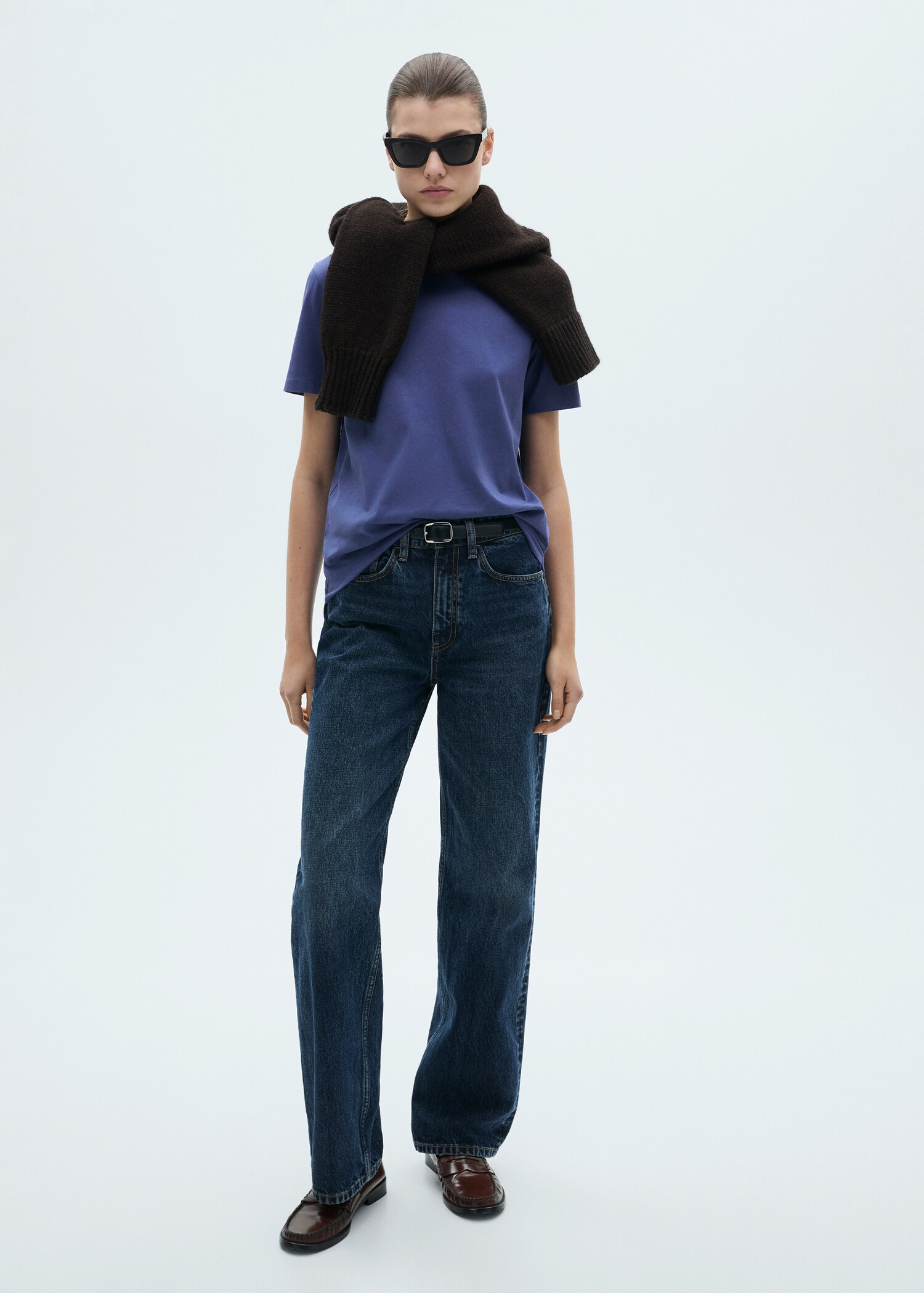 Short-sleeved cotton t-shirt - General plane