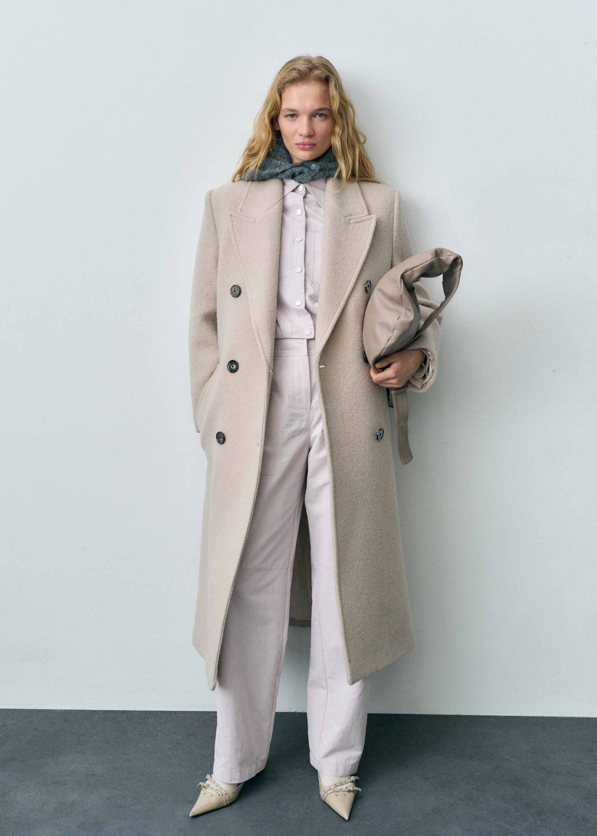 Jeansjacke mit Raffdetails - Allgemeine Ansicht, Lila. Ref: 87082537-00.