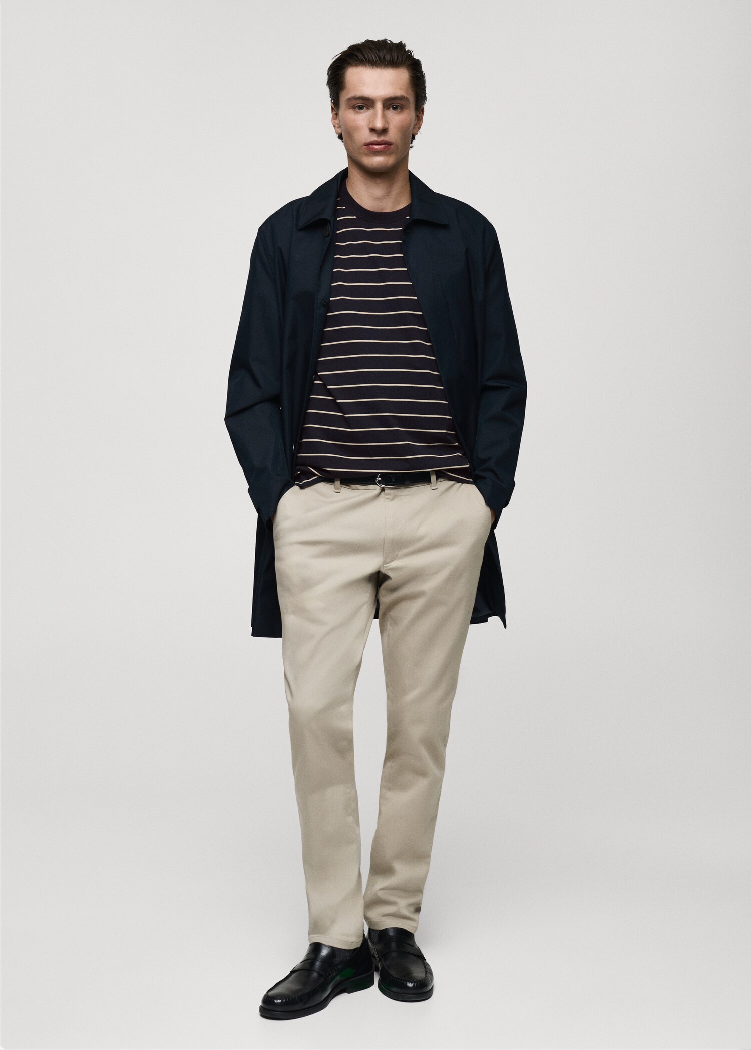 100% cotton striped t-shirt - General plane