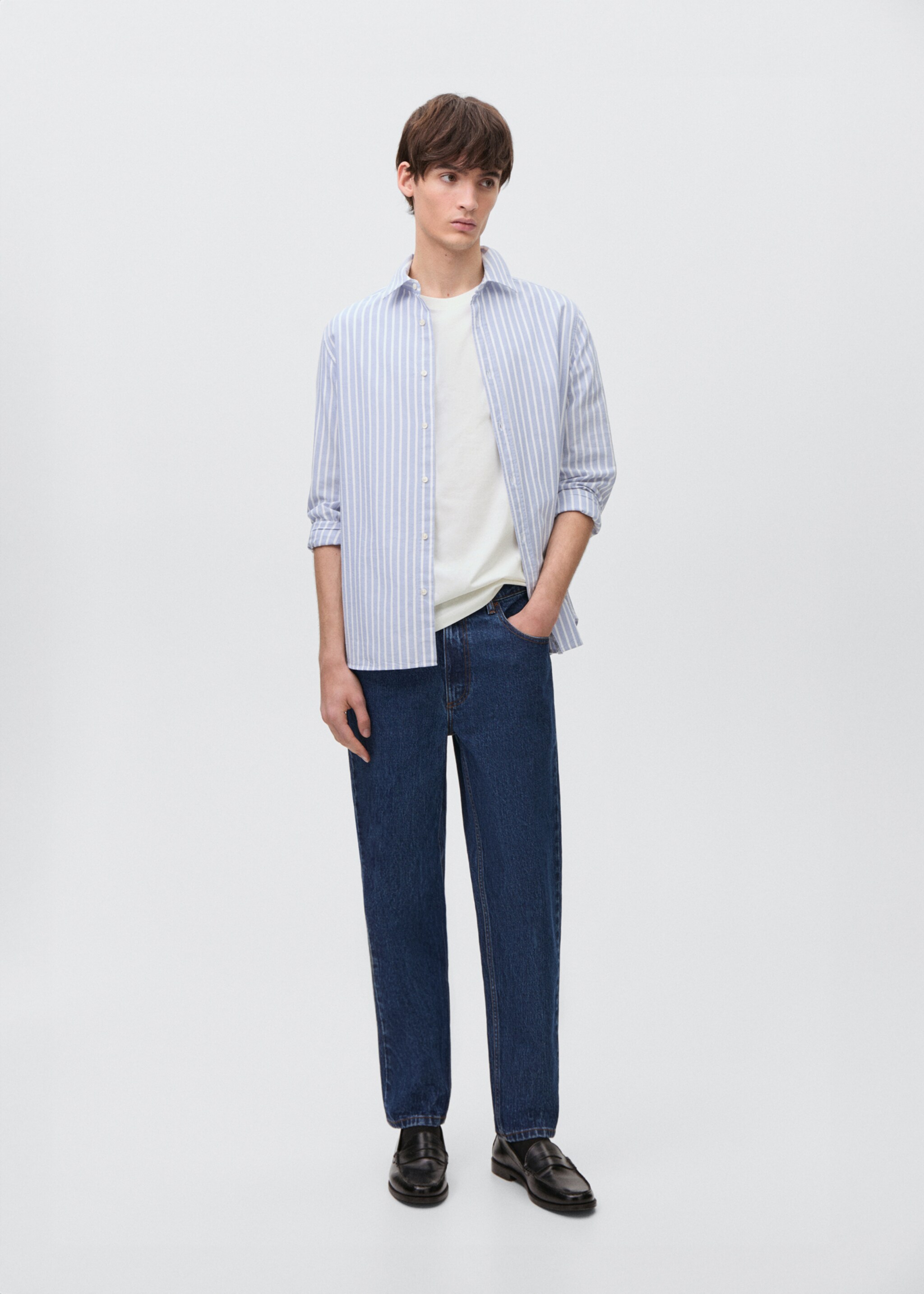 Samarreta estampada màniga curta - Pla general, Blanc trencat. Ref: 87083283-00.