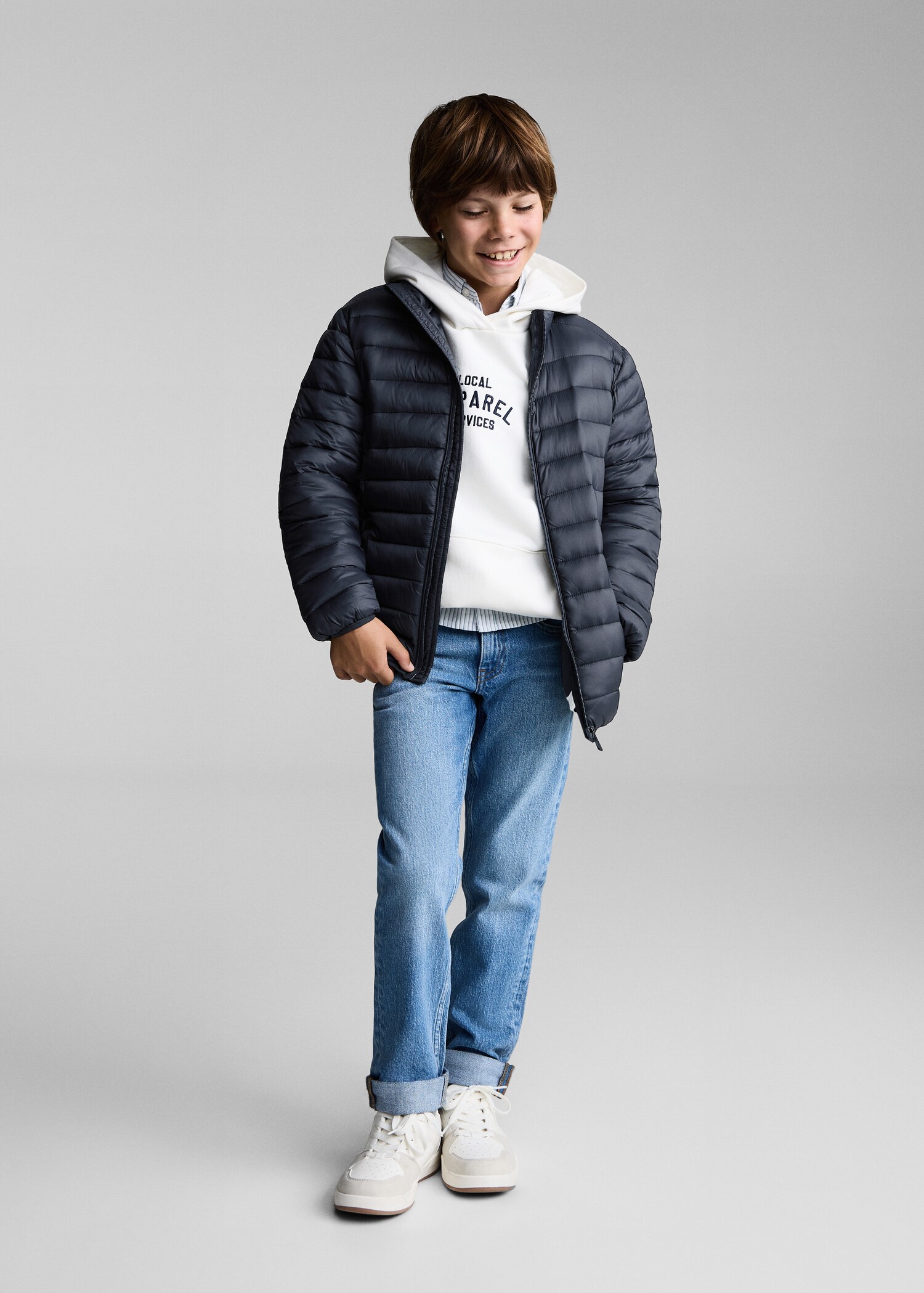 Wasserabweisende Steppjacke - Allgemeine Ansicht