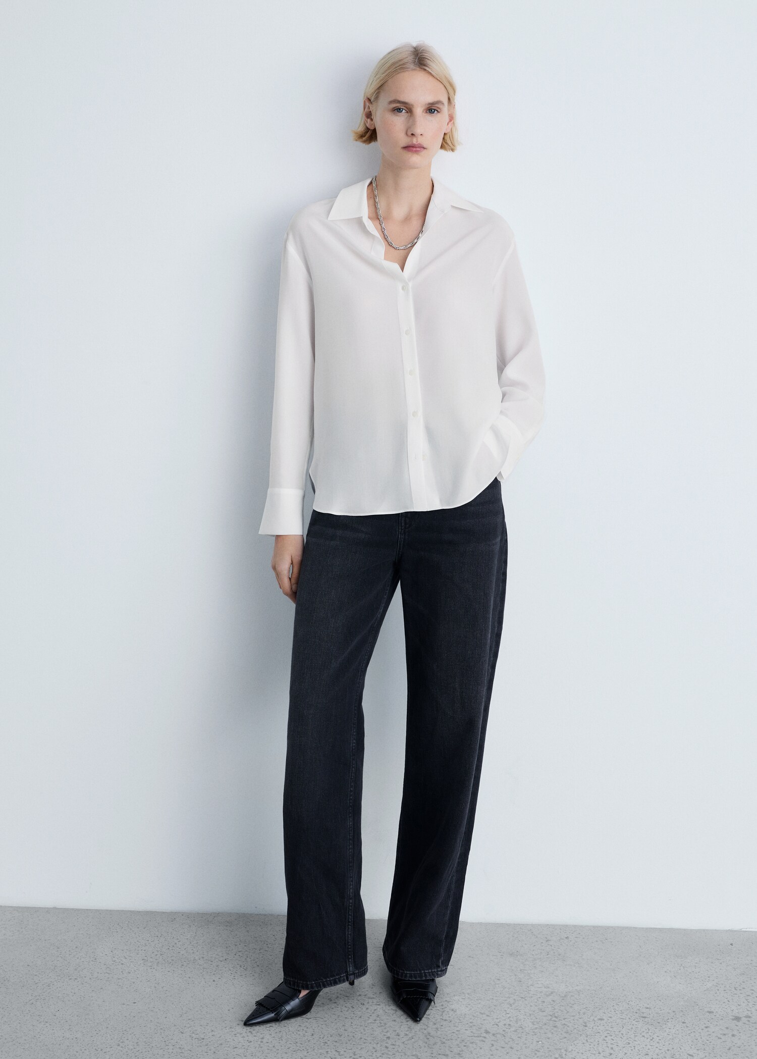 Lyocell fluid shirt - General plane