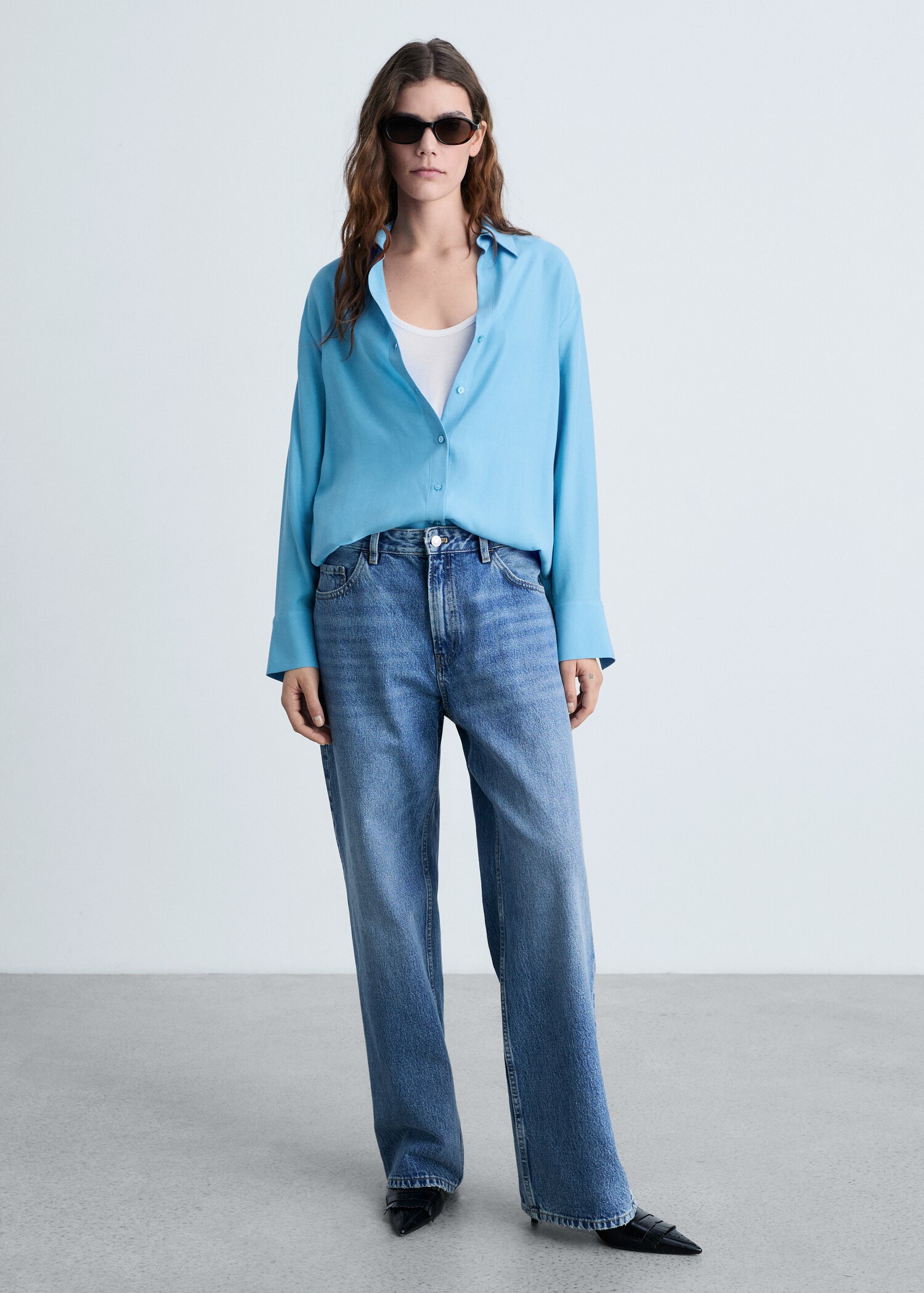 Lyocell fluid shirt - General plane