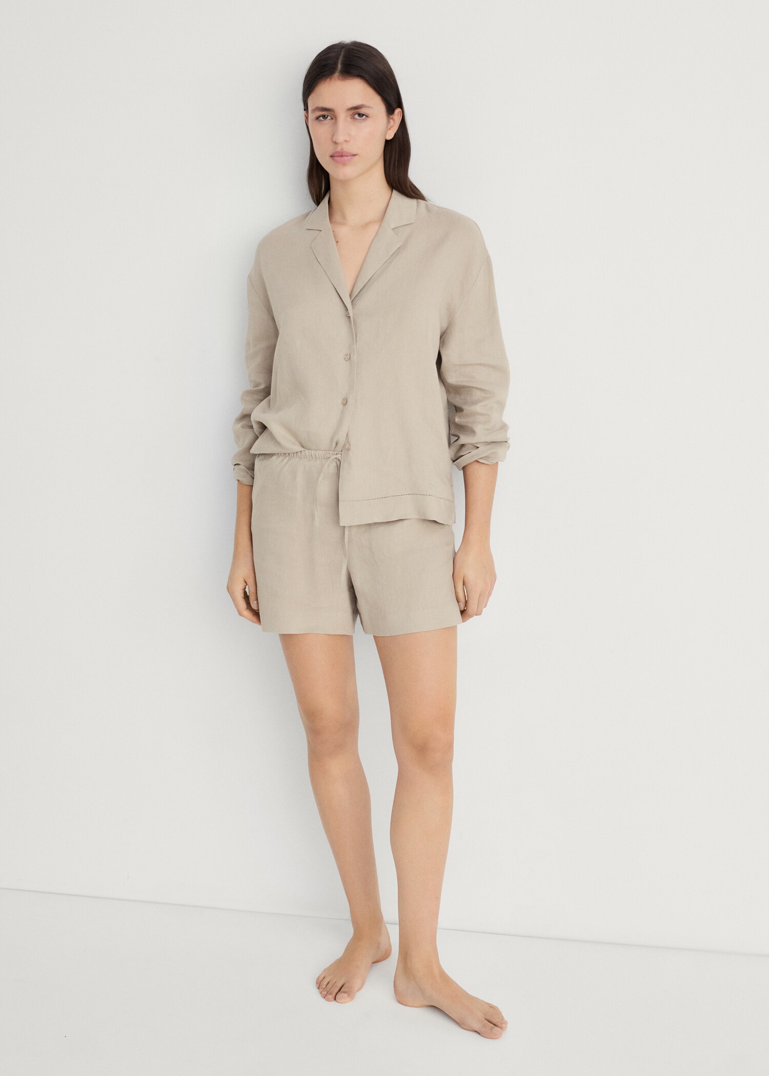 Linen shorts - General plane