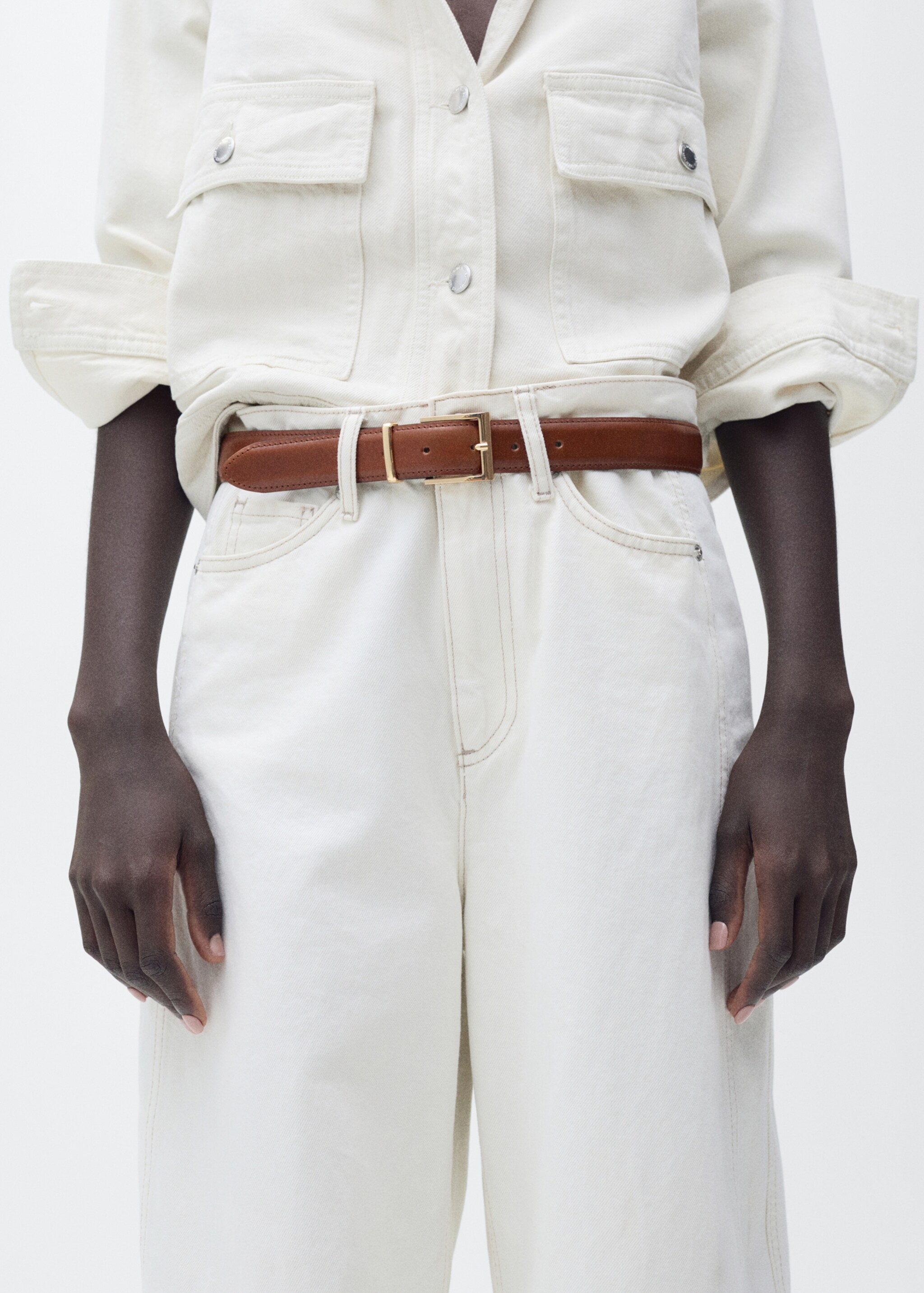 Belt telmo - General plane, Brown. Ref: 87084412-00.