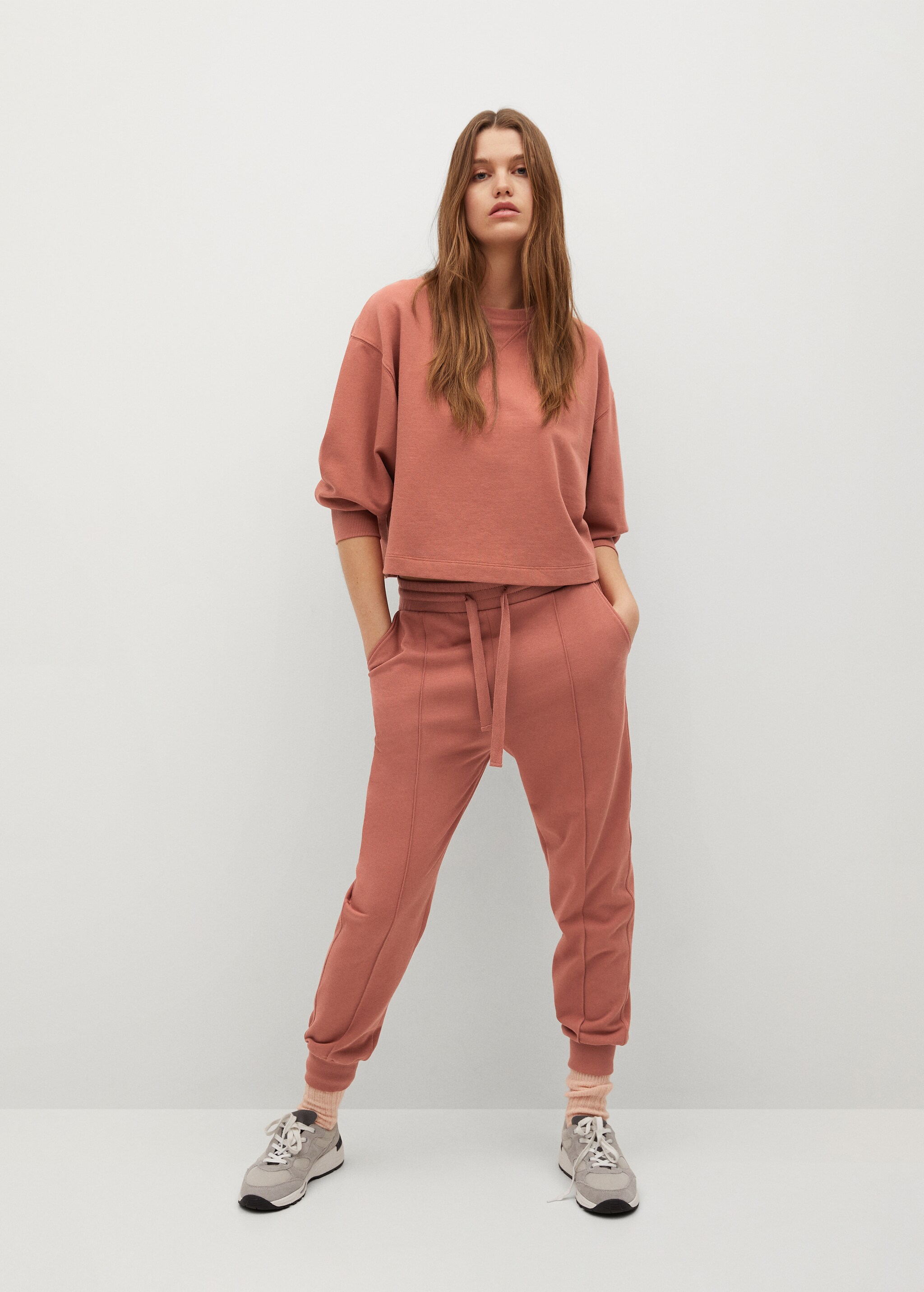 Pantalón jogger algodón sostenible - Plano general
