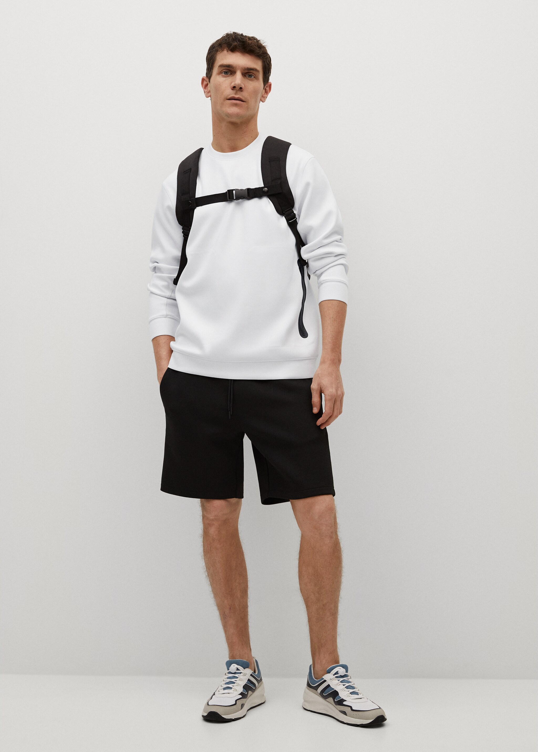Sudadera técnica cremalleras - Plano general