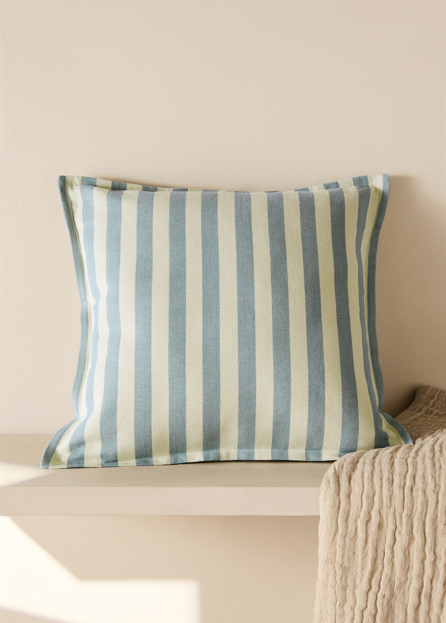 Children's woven stripe cushion cover 40x40 cm - General plane