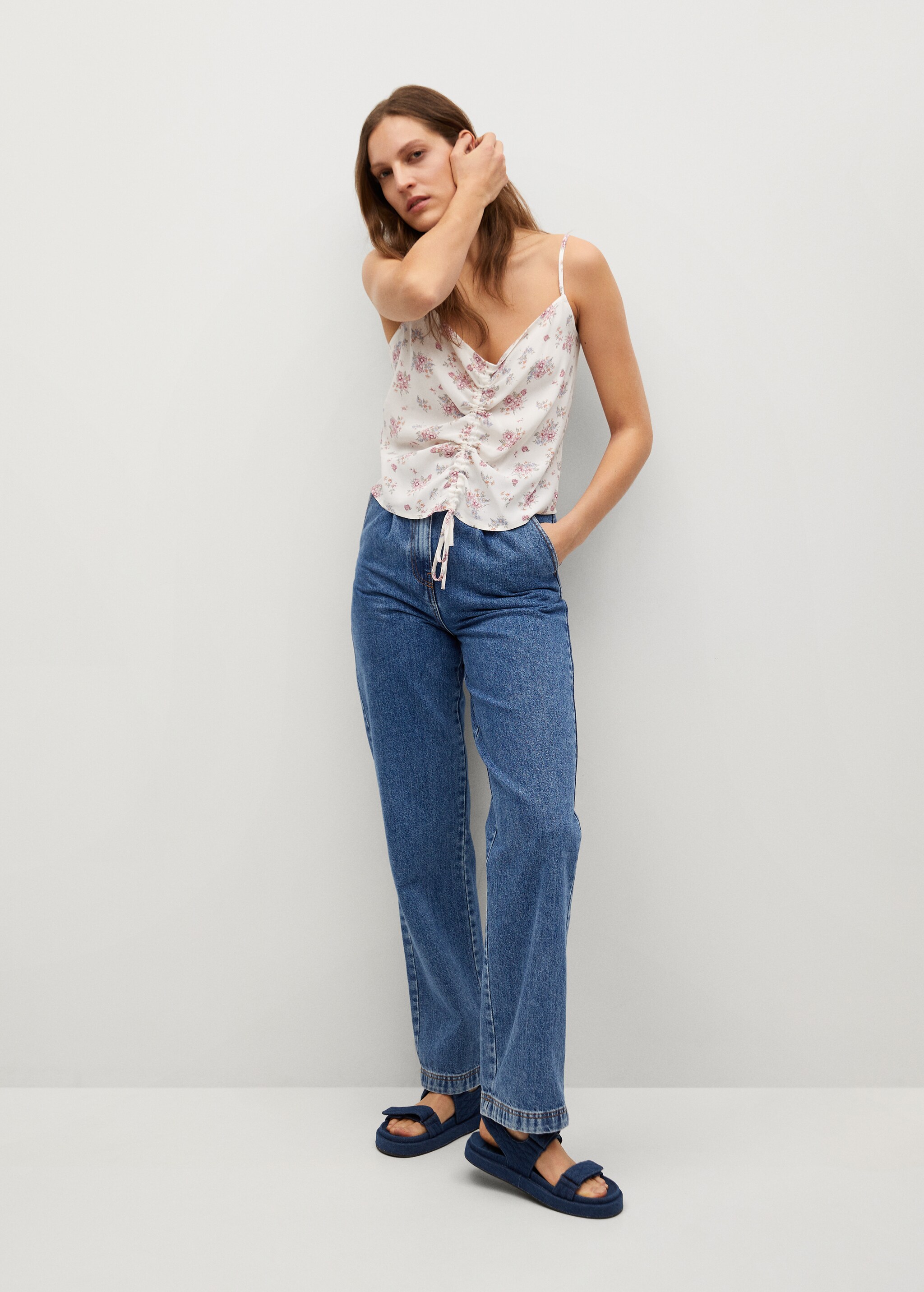 Top mit Blumenmuster - Allgemeine Ansicht