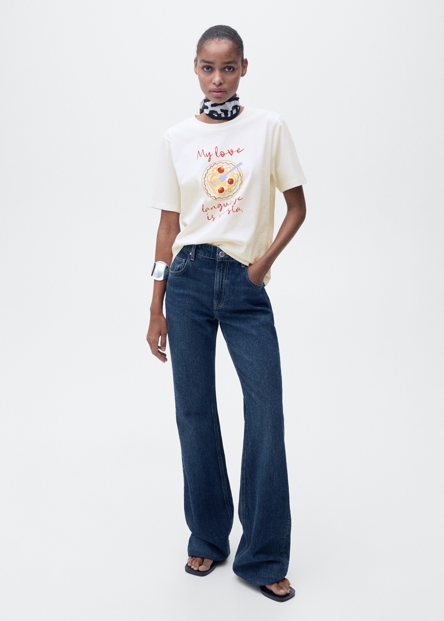 Short-sleeved printed t-shirt - General plane