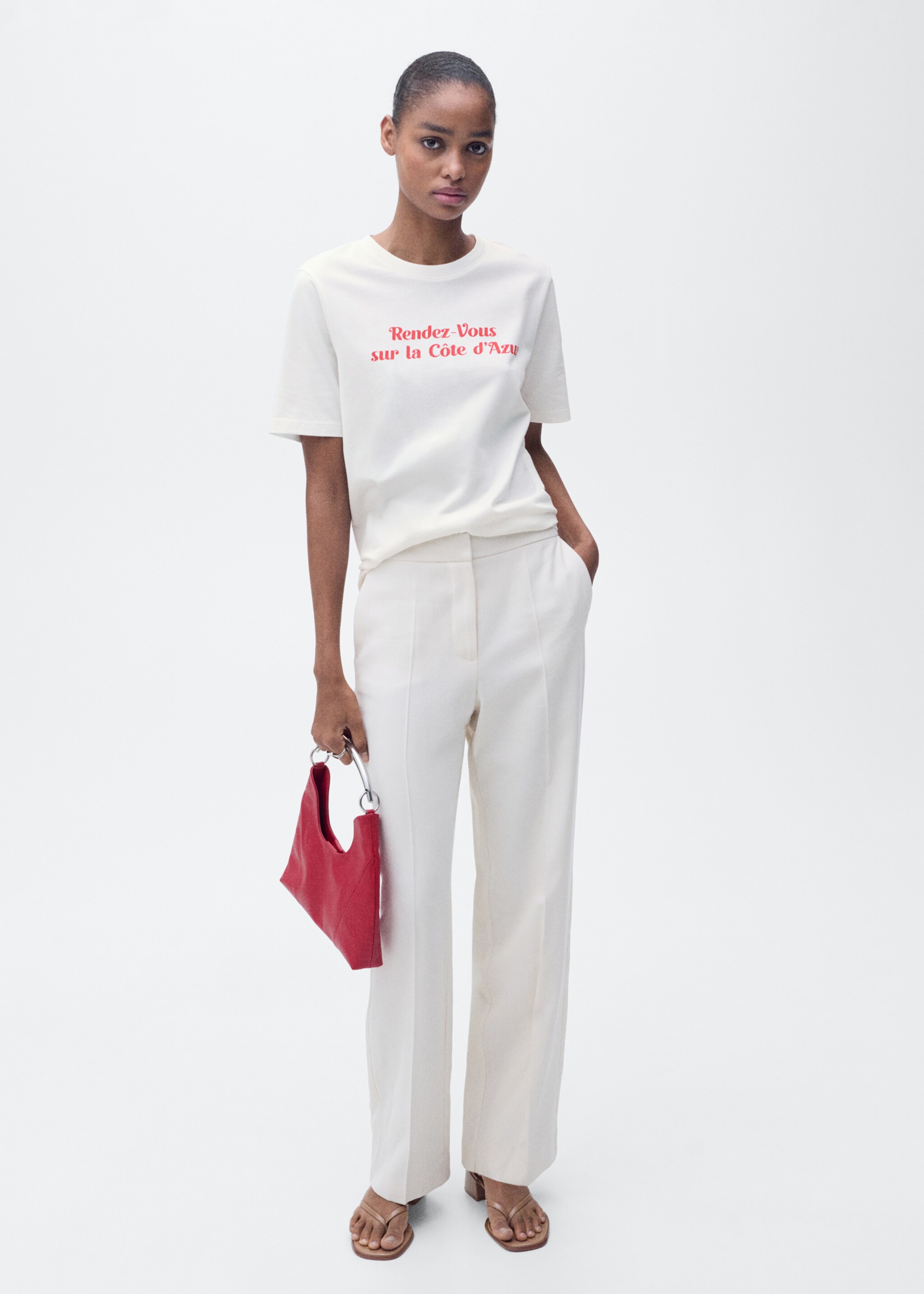 Short-sleeved printed t-shirt - General plane, Red. Ref: 87087177-00.