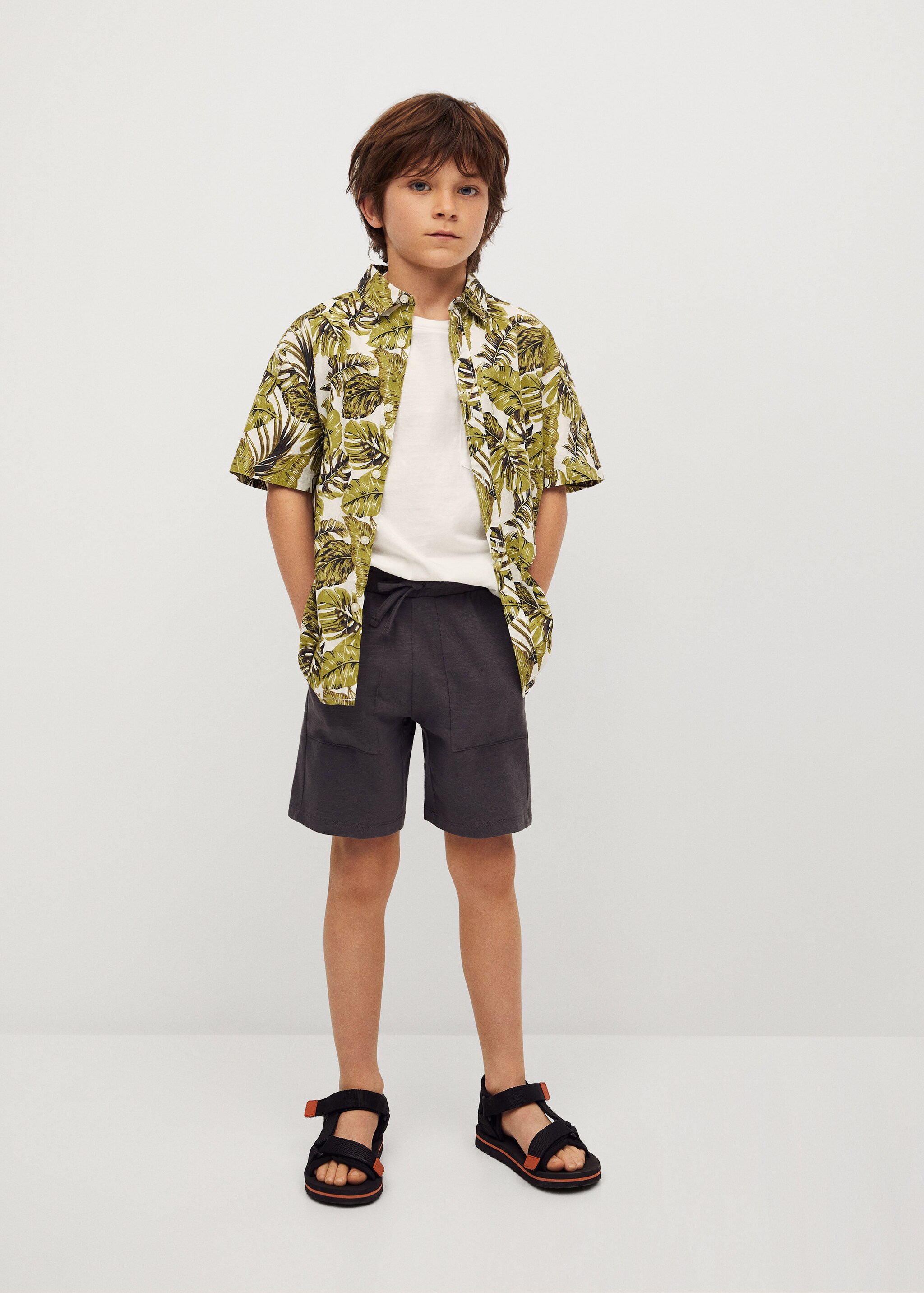 Bermudas algodón bolsillos - Plano general