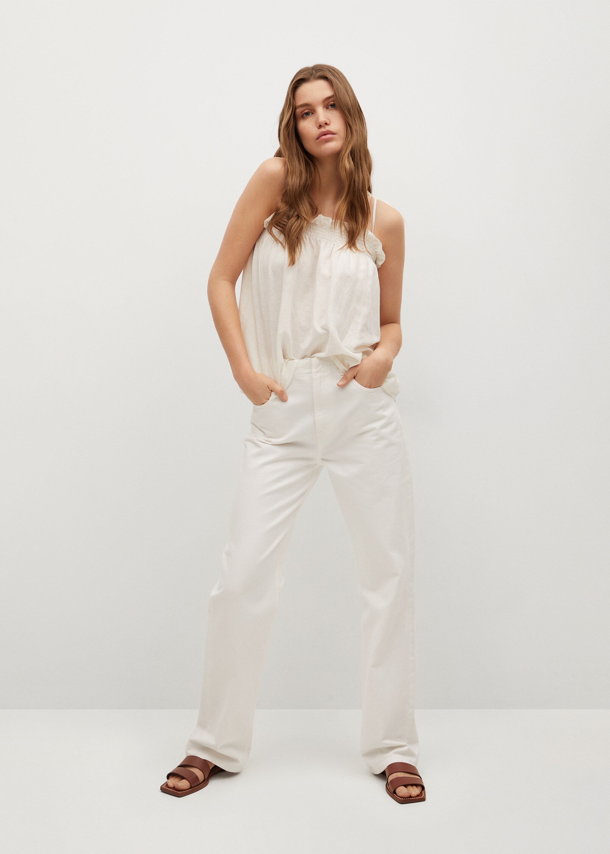 Flowy linen top - General plane