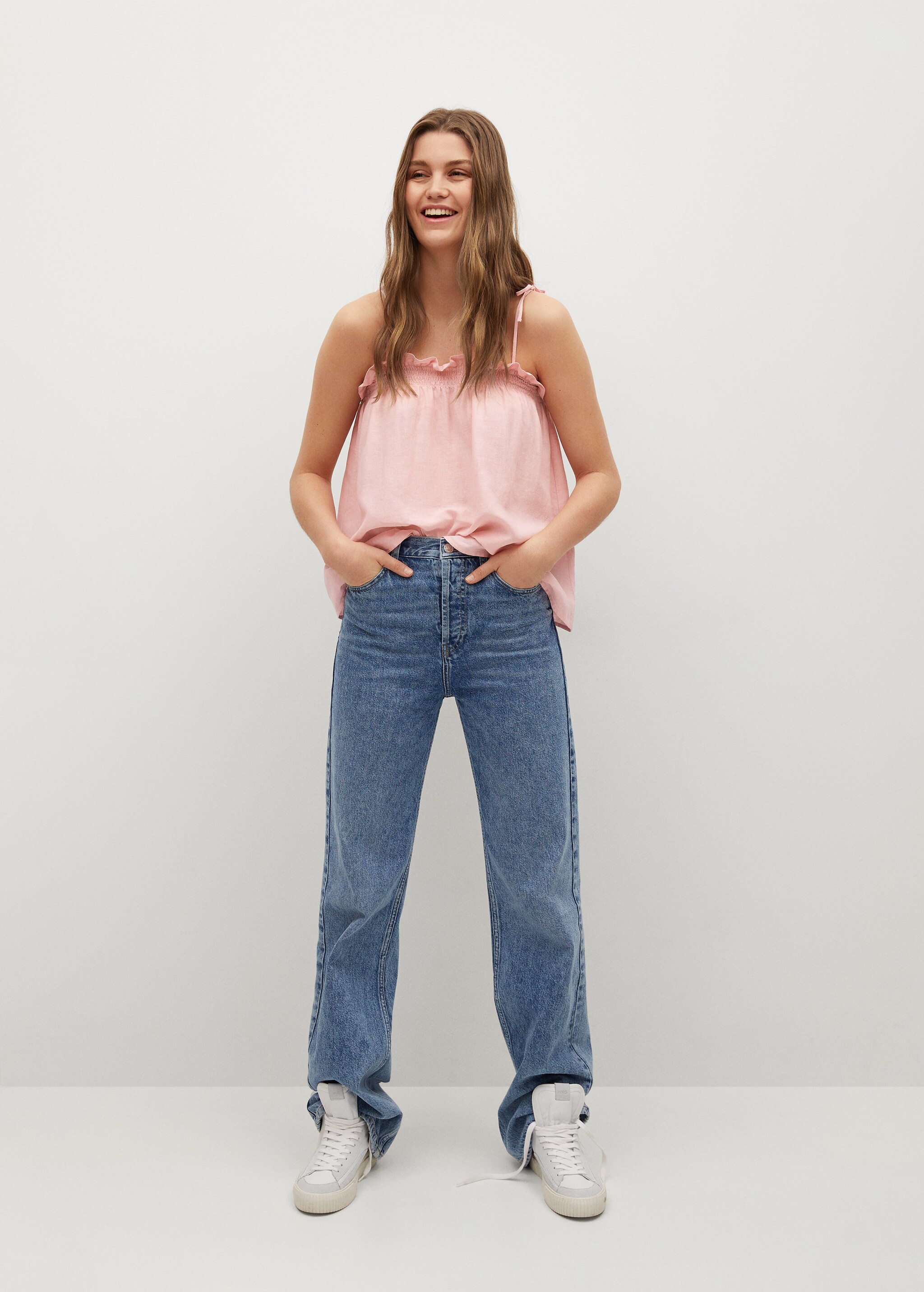 Flowy linen top - General plane
