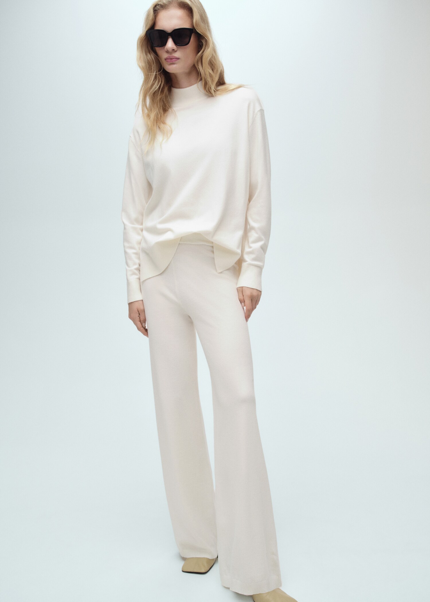 Pull-over maille col montant - Plan général