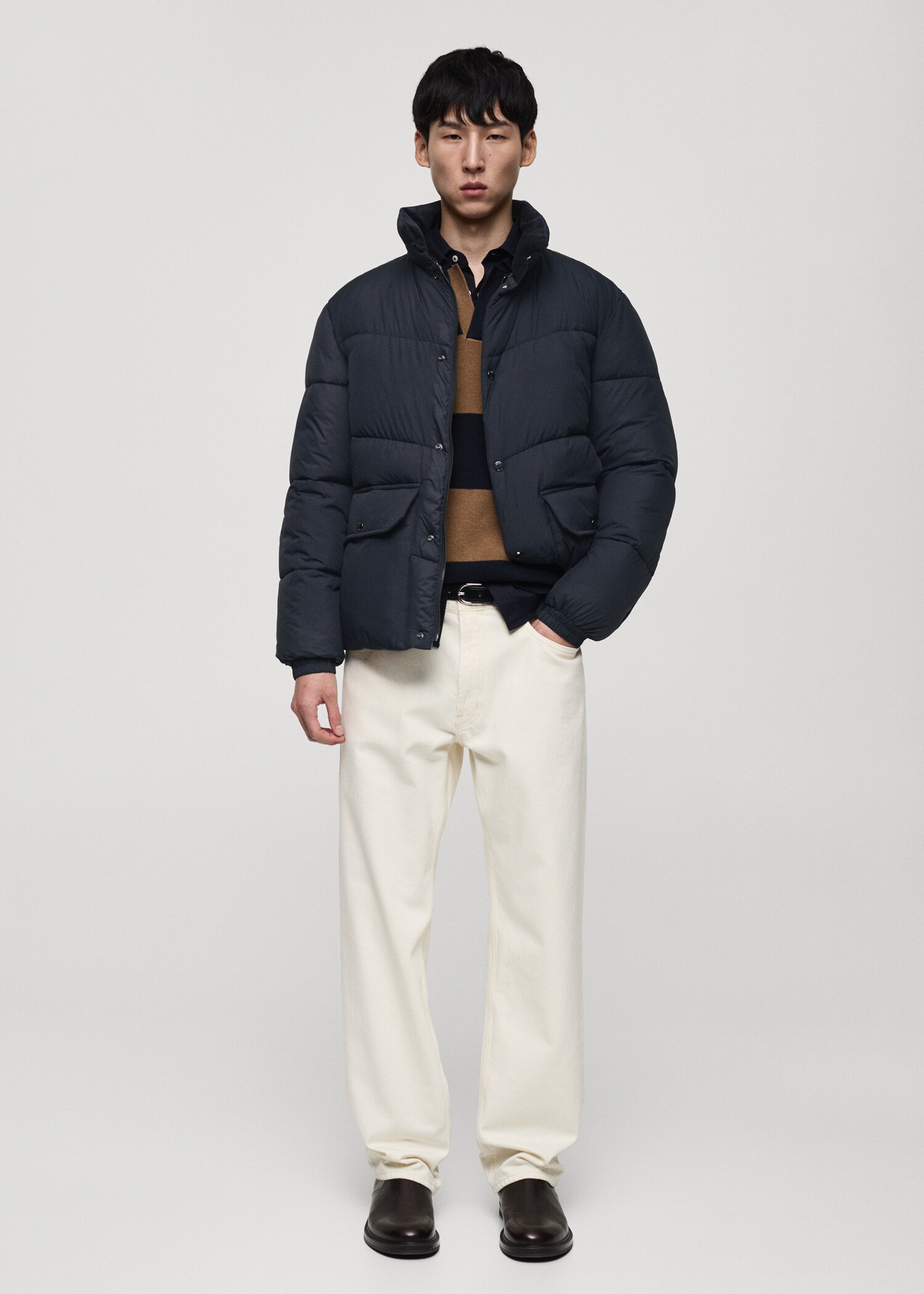 Anorac embuatat water-repellent - Pla general