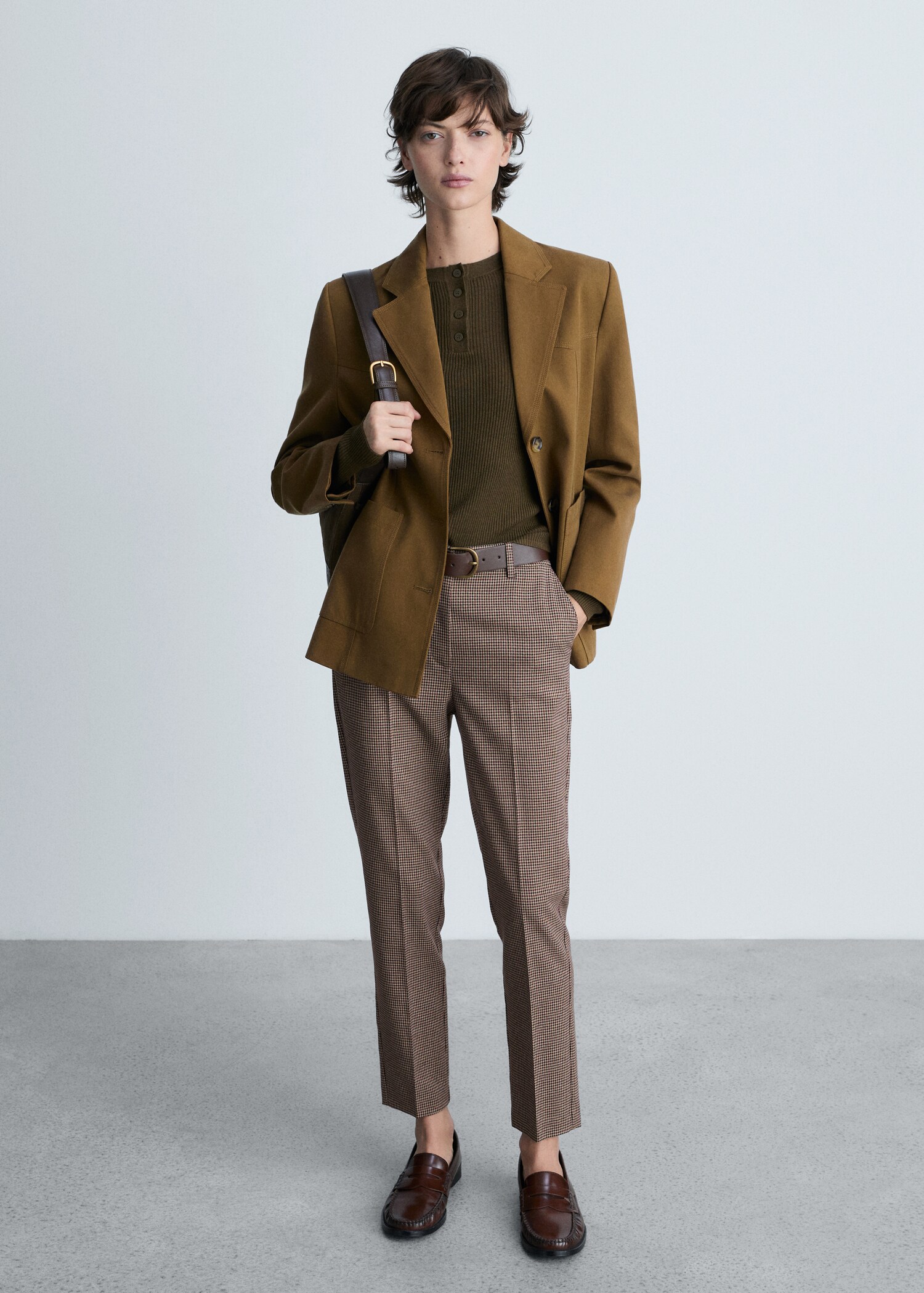 Crop skinny trousers - General plane