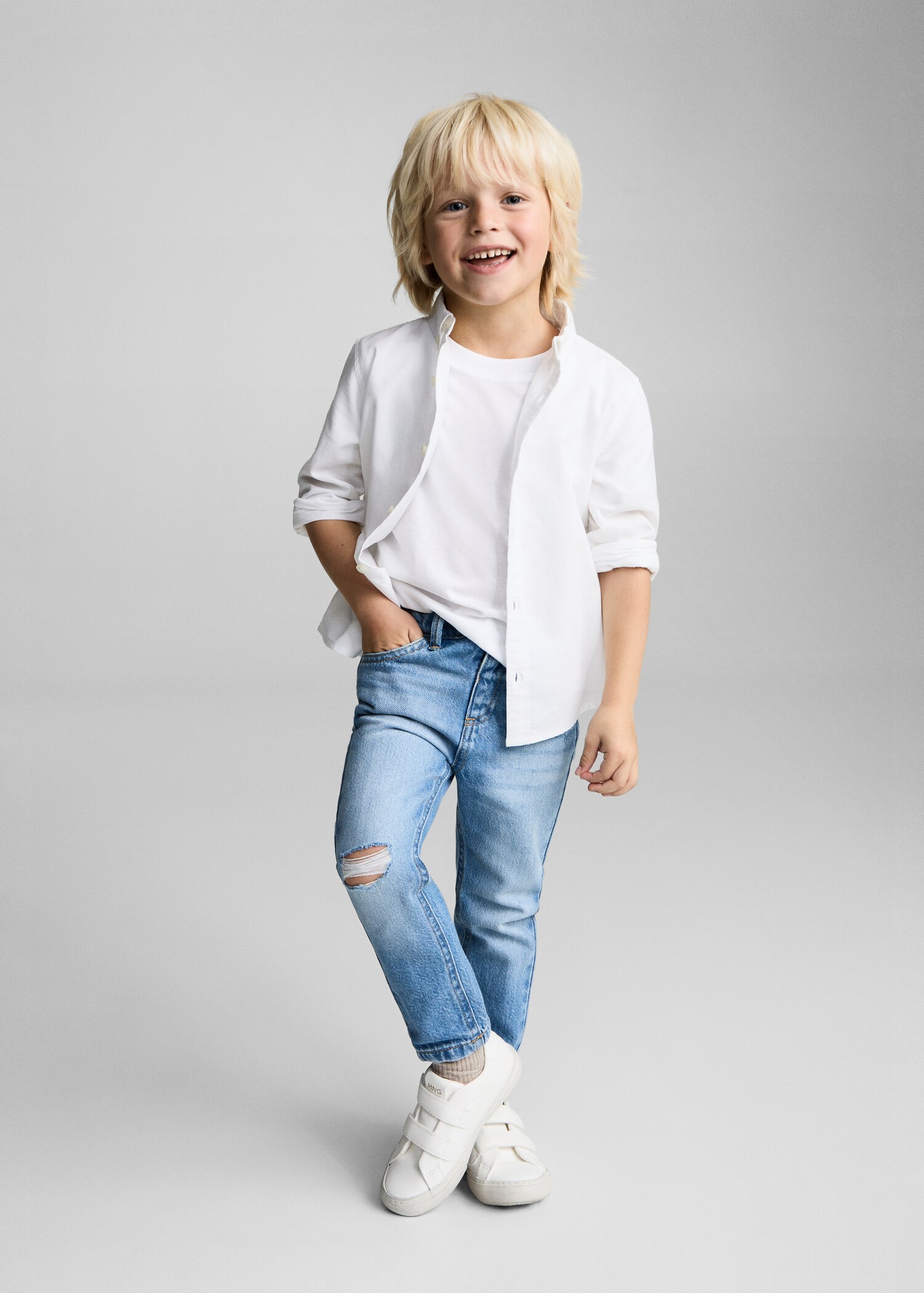 Camisa òxford cotó - Pla general