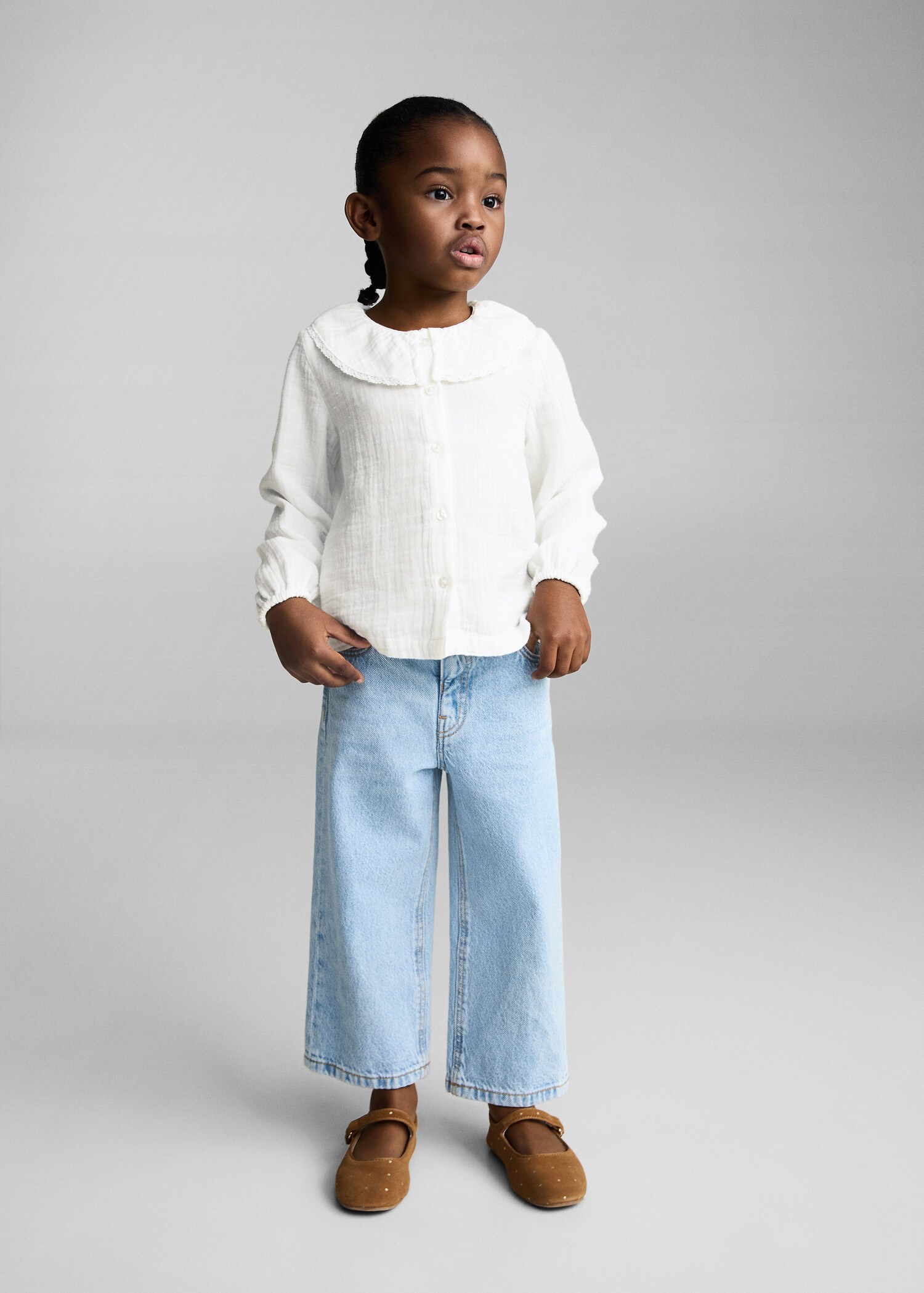Cheesecloth cotton blouse - General plane