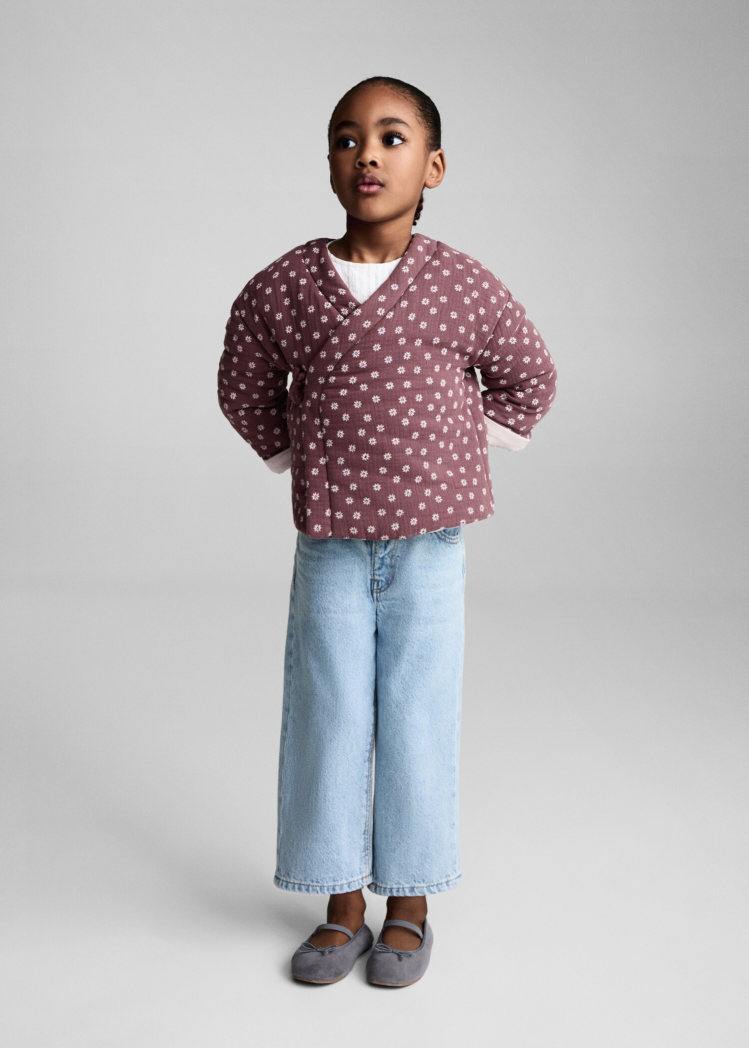 Veste en imprimé floral - Plan général