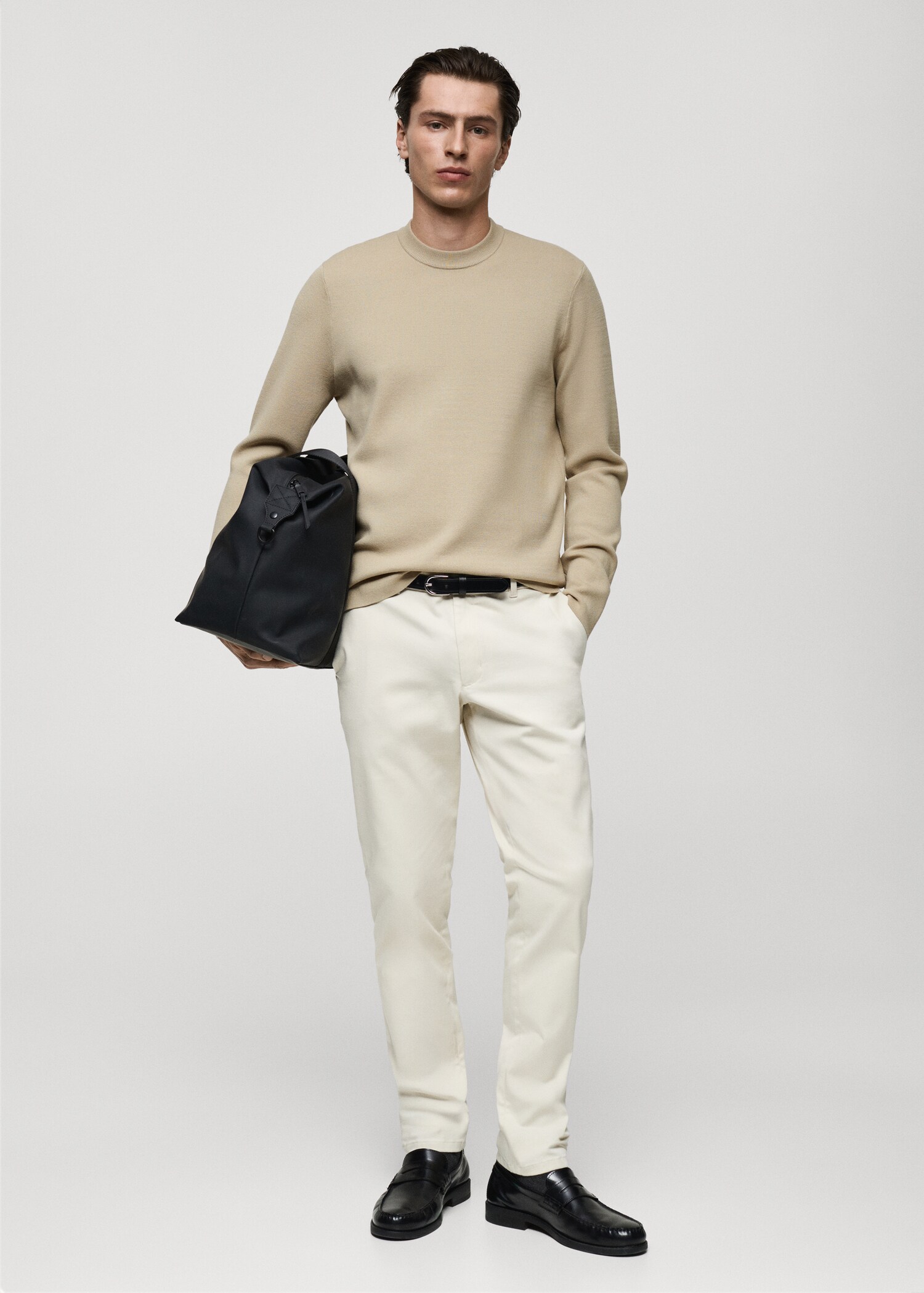 Medium-knit regular-fit sweater - General plane