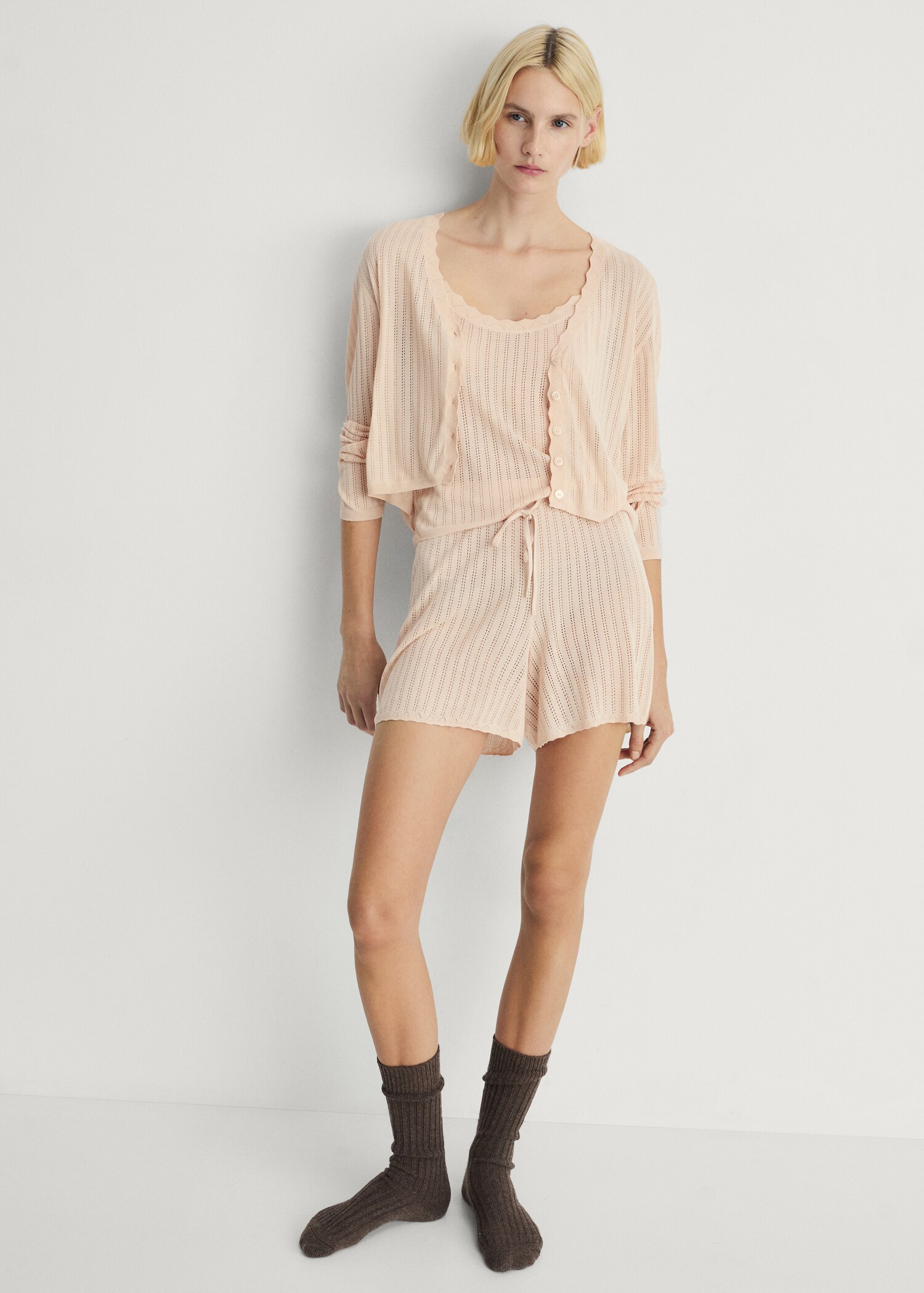 Top pijama detall punt calat - Pla general