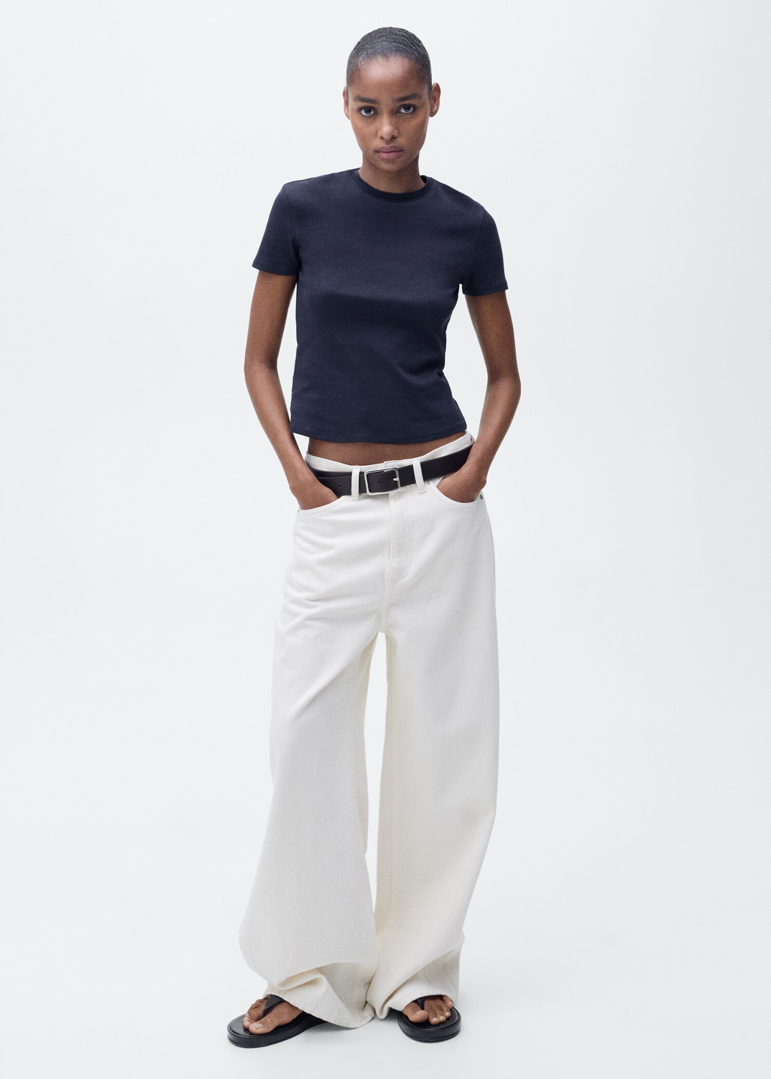 Fitted cotton t-shirt - General plane