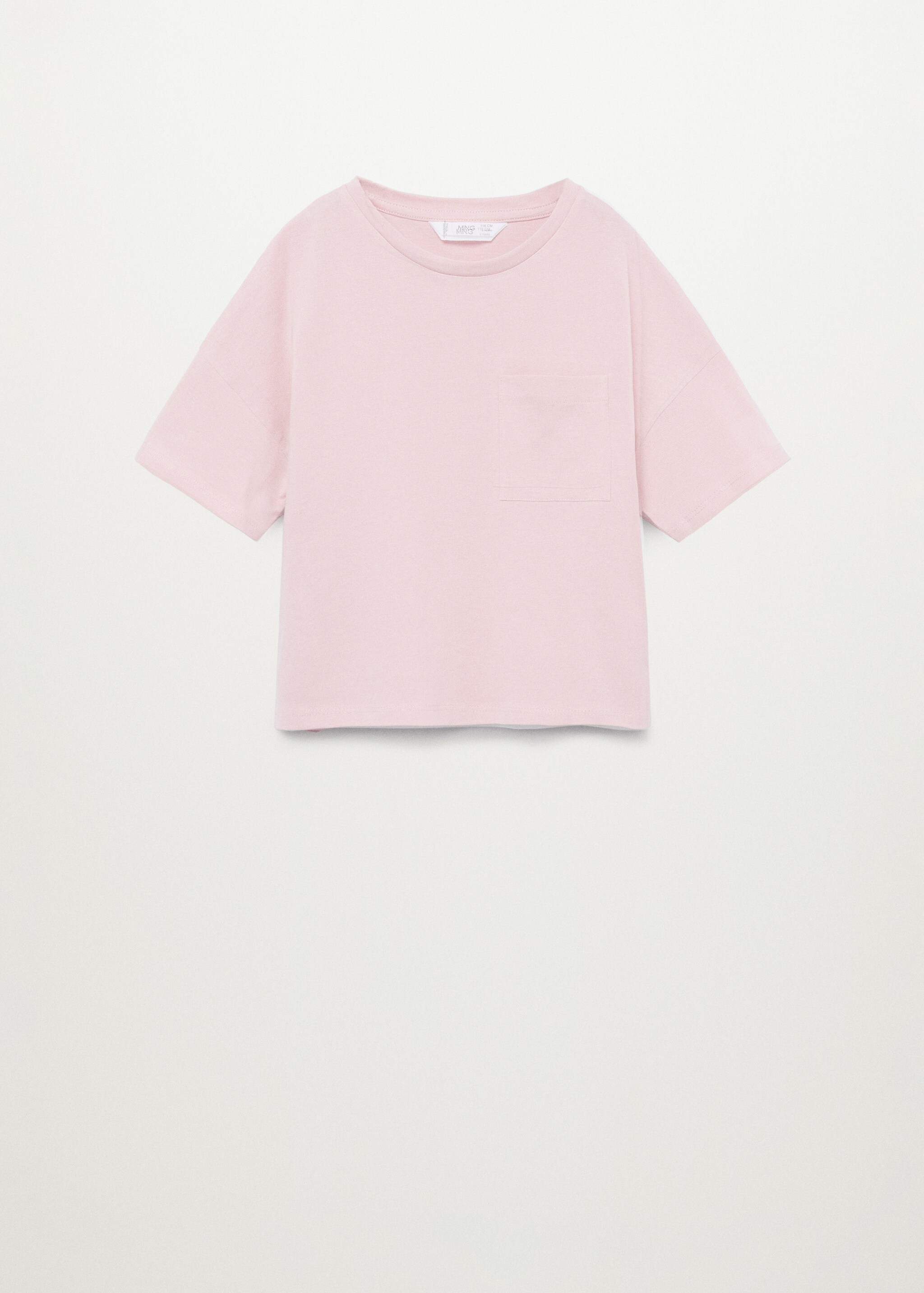 Camiseta algodón orgánico bolsillo - Plano general