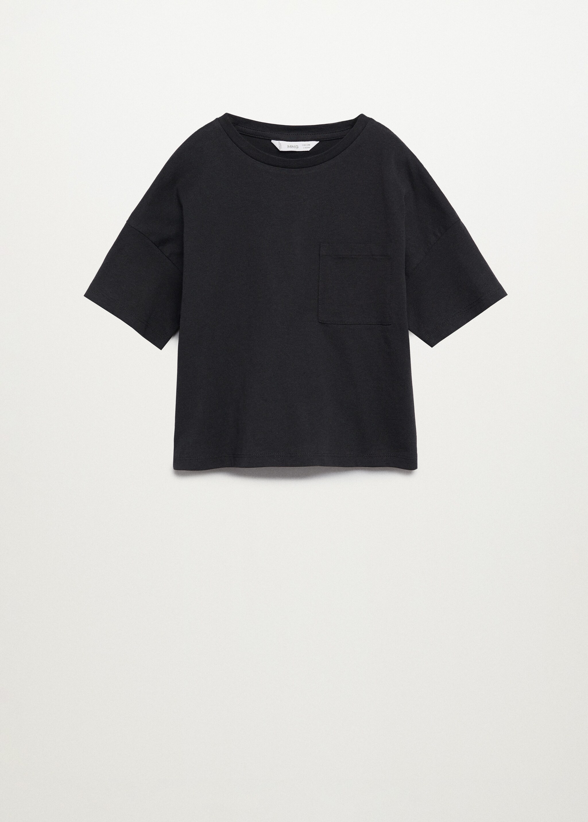 Camiseta algodón orgánico bolsillo - Plano general
