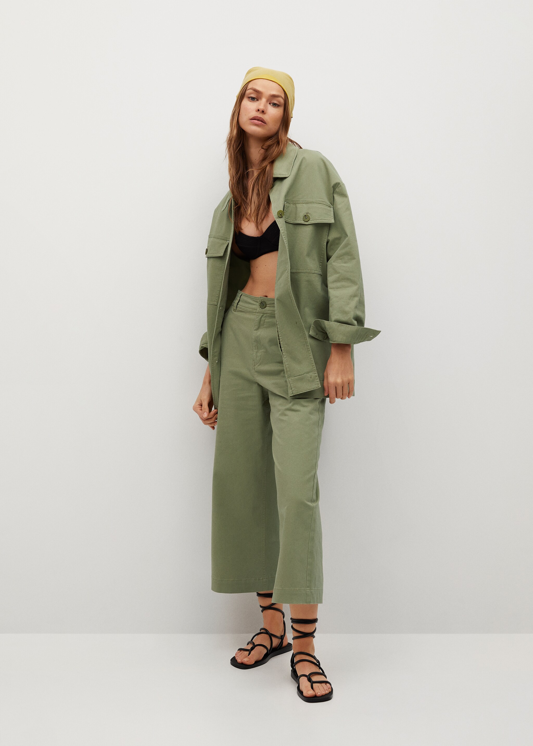 Pantalón culotte algodón - Plano general