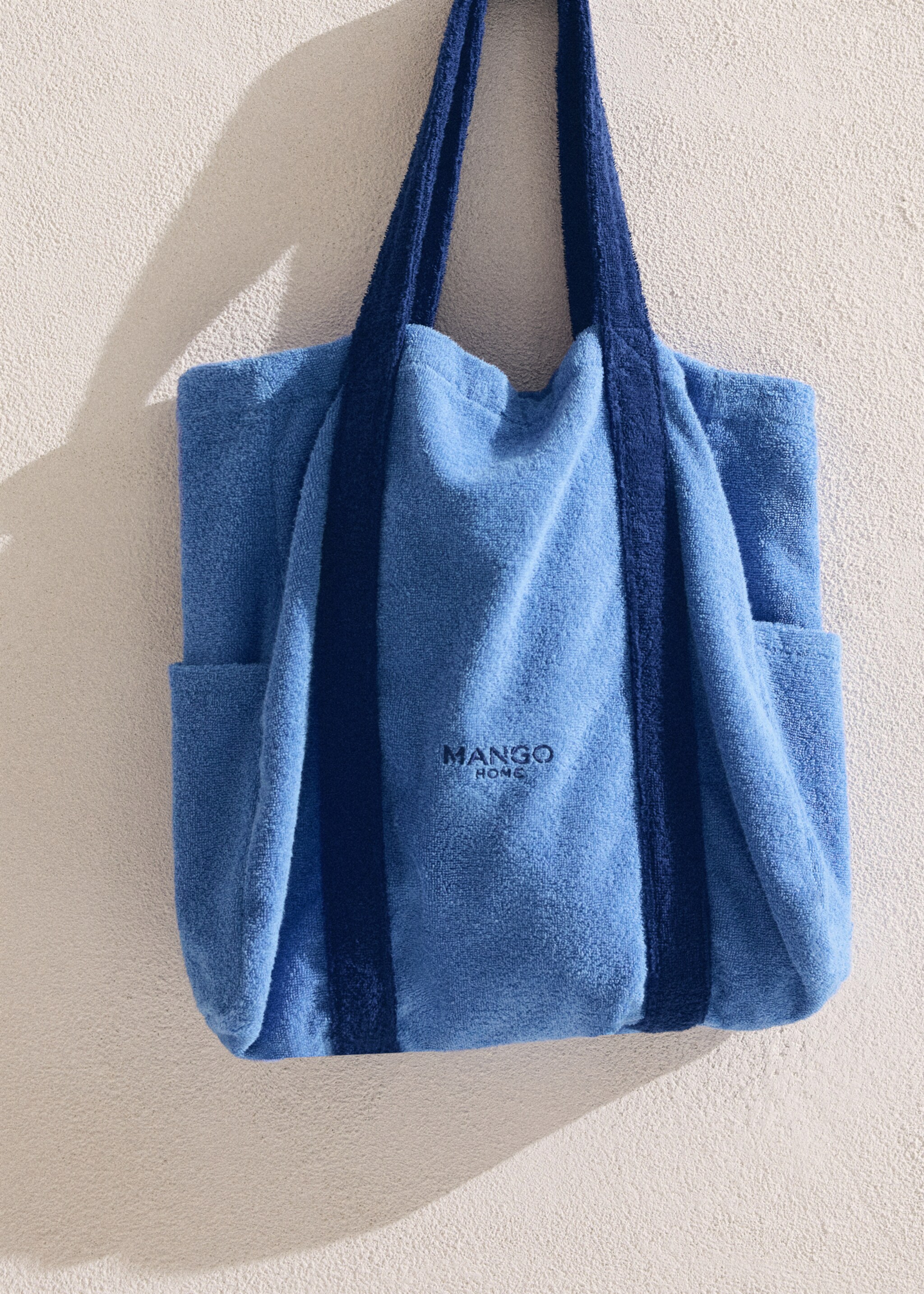 Towel effect beach bag - General plane, Blue. Ref: 87096724-00.