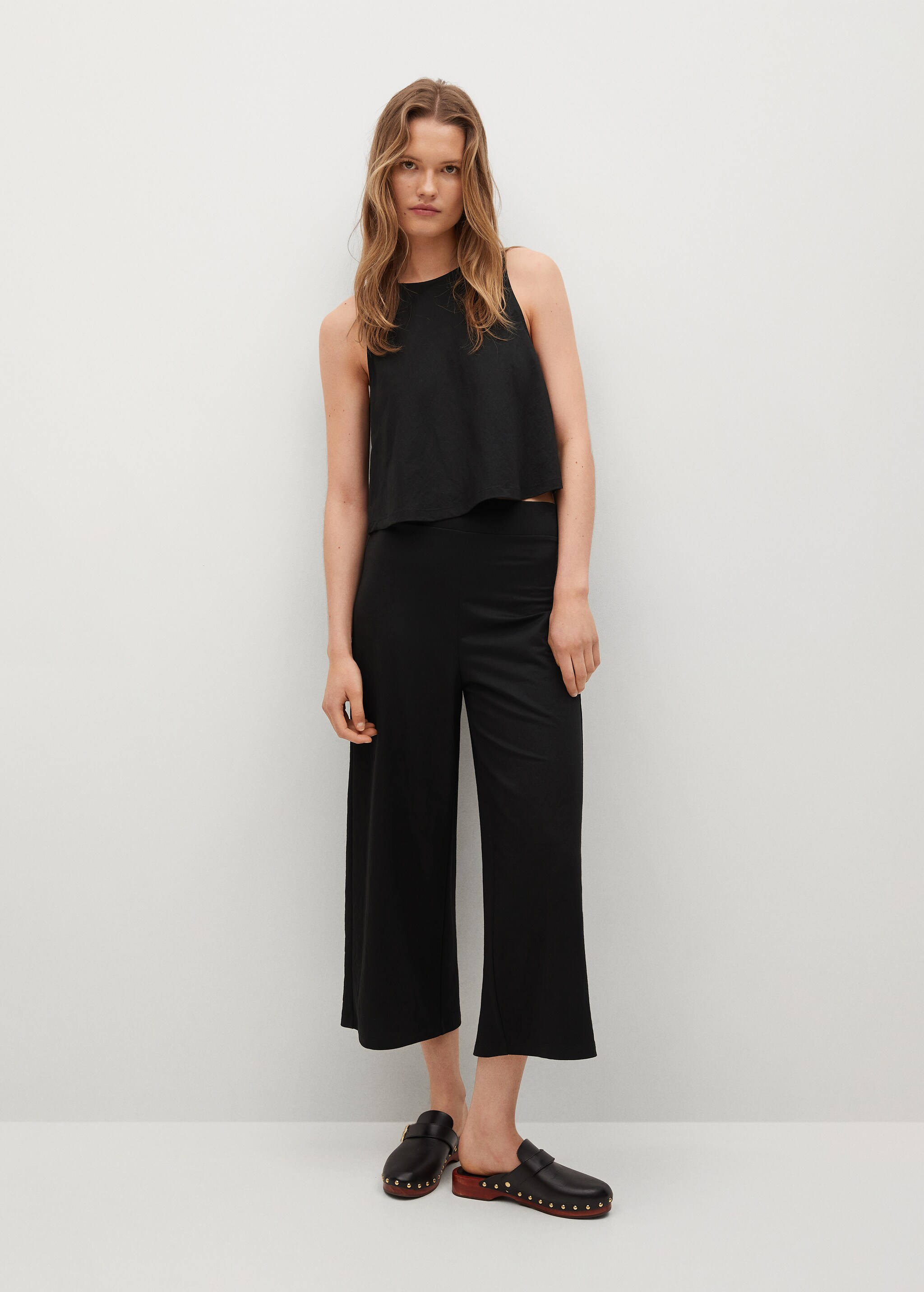 Pantalón culotte fluido - Plano general