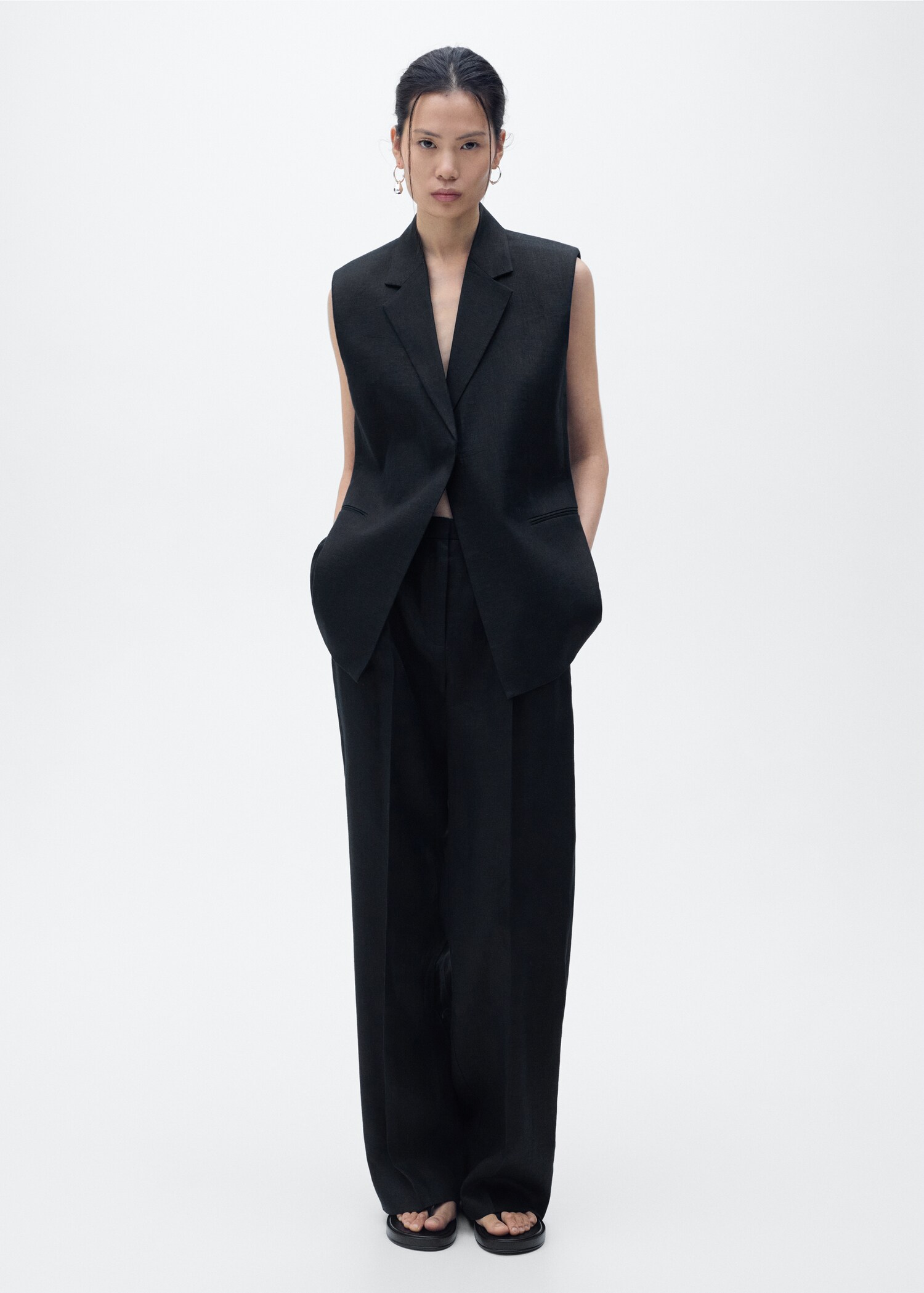 Παντελόνι κοστουμιού λινό - Γενικό πλάνο