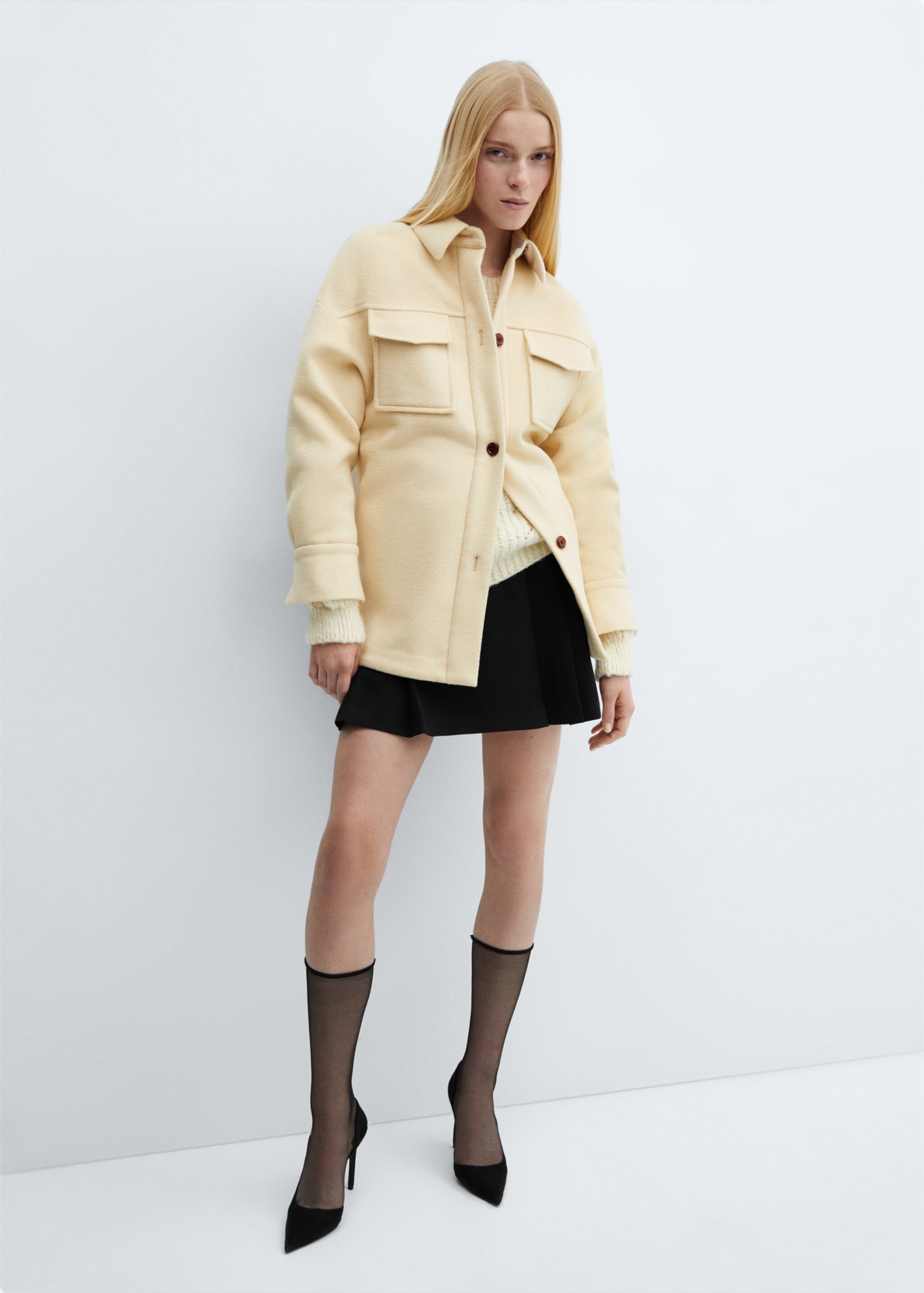 Asymmetrical heeled shoes - General plane, Black. Ref: 87100255-00.