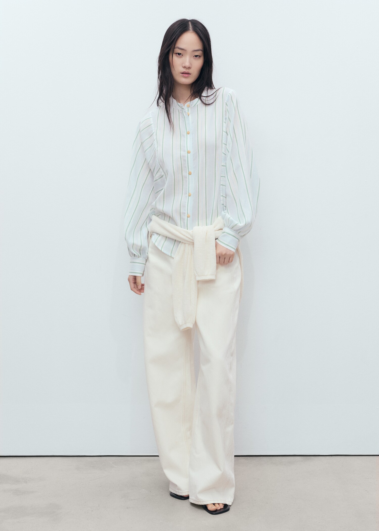 Chemise imprimée rayures - Plan général