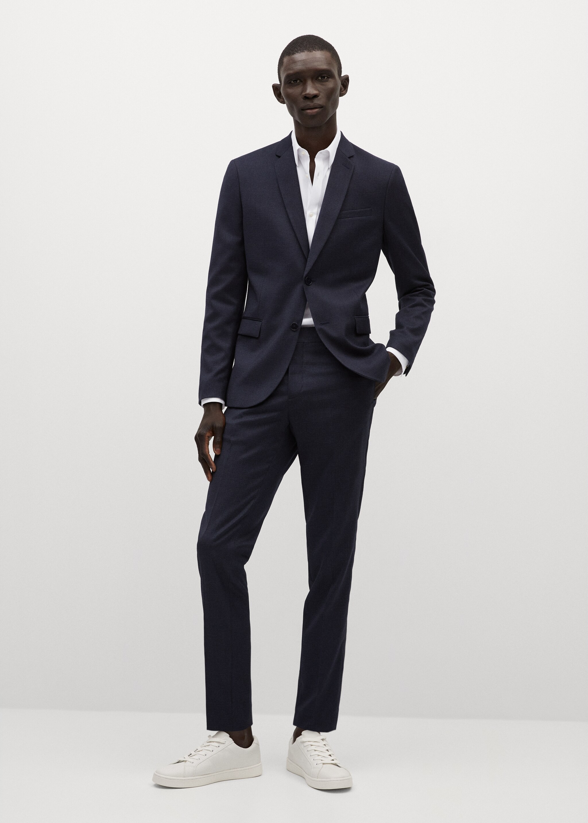 Obleková košile super slim fit ze strečové bavlny - Celkový náhled