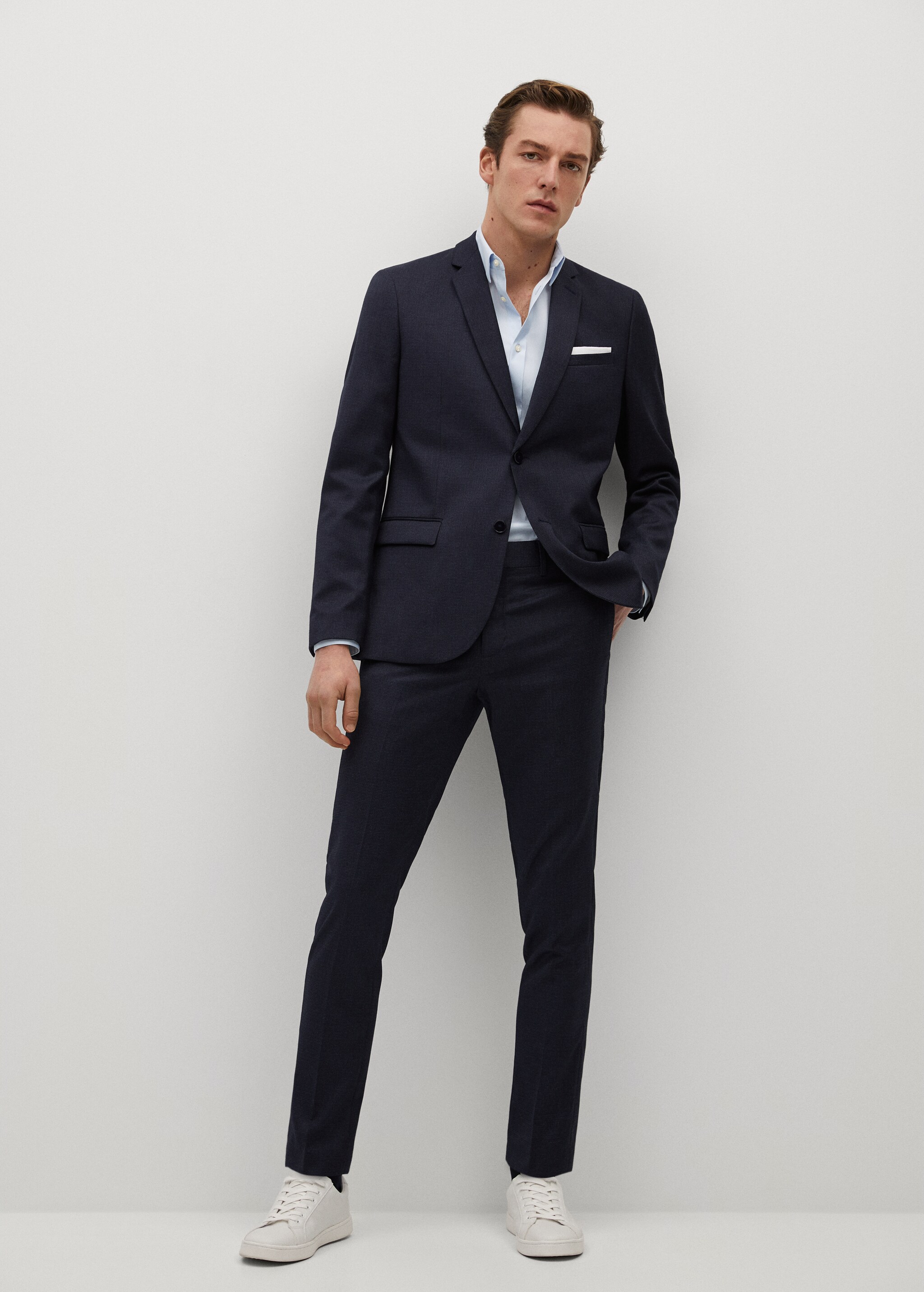 Obleková košile super slim fit ze strečové bavlny - Celkový náhled