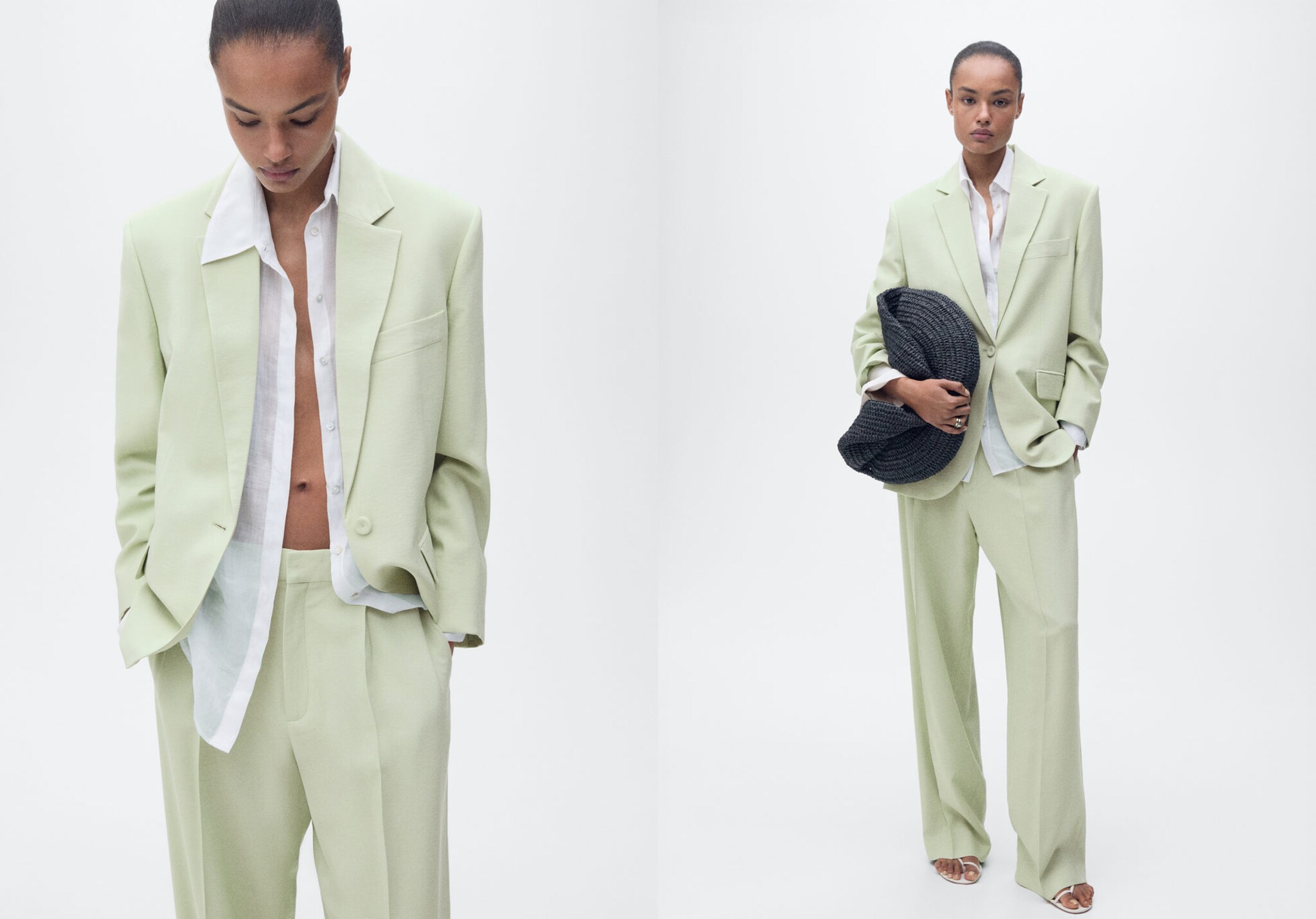 Gerade Anzughose - Panoramaansicht