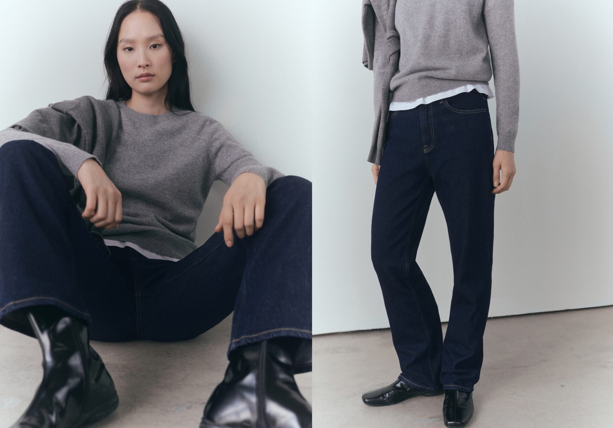 Jean Matilda droit rinse wash - Plan panoramique